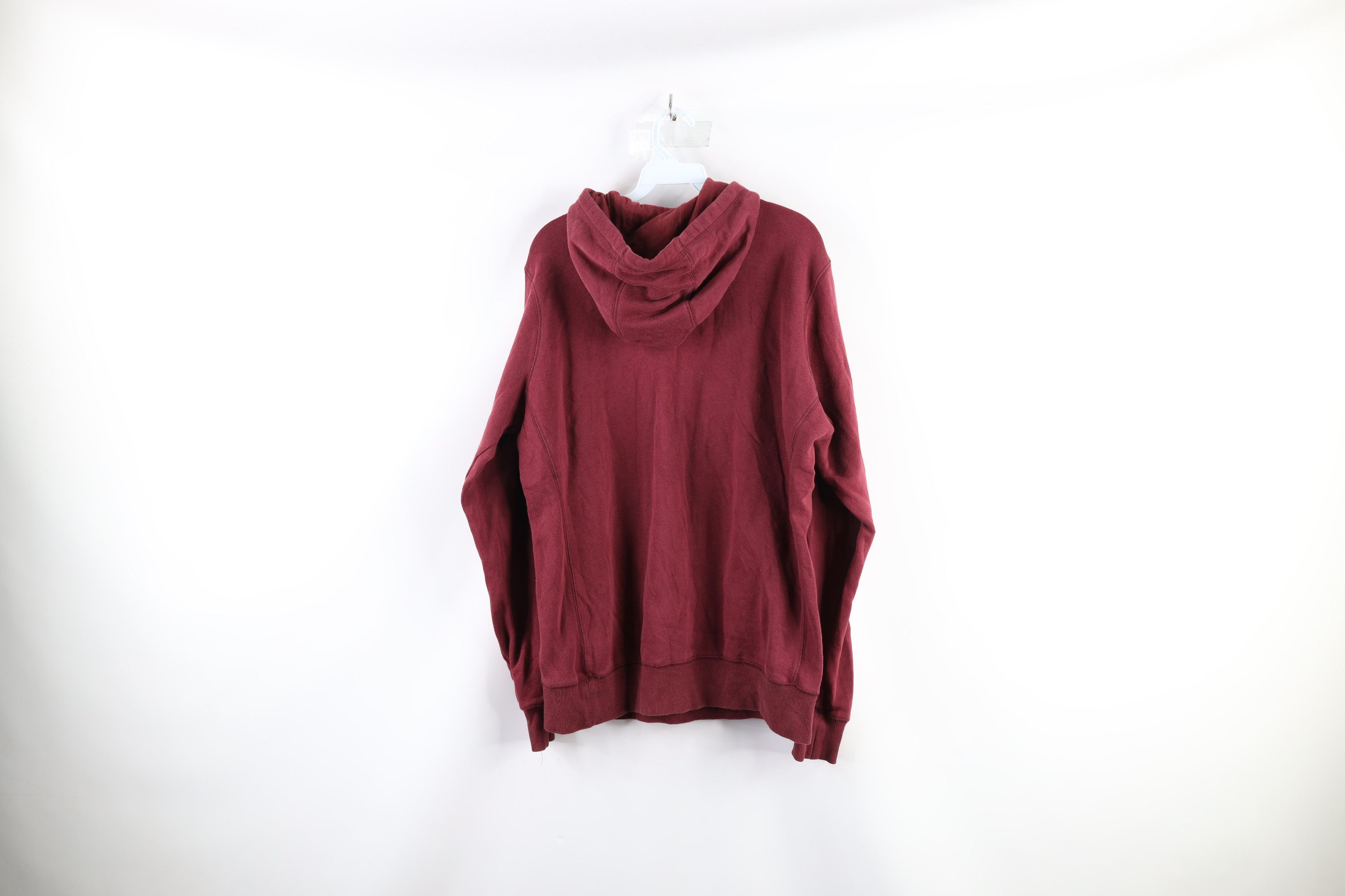 Nike Vintage Nike Scott Center Swoosh Hoodie Sweatshirt Maroon Size US XL / EU 56 / 4 - 9 Thumbnail