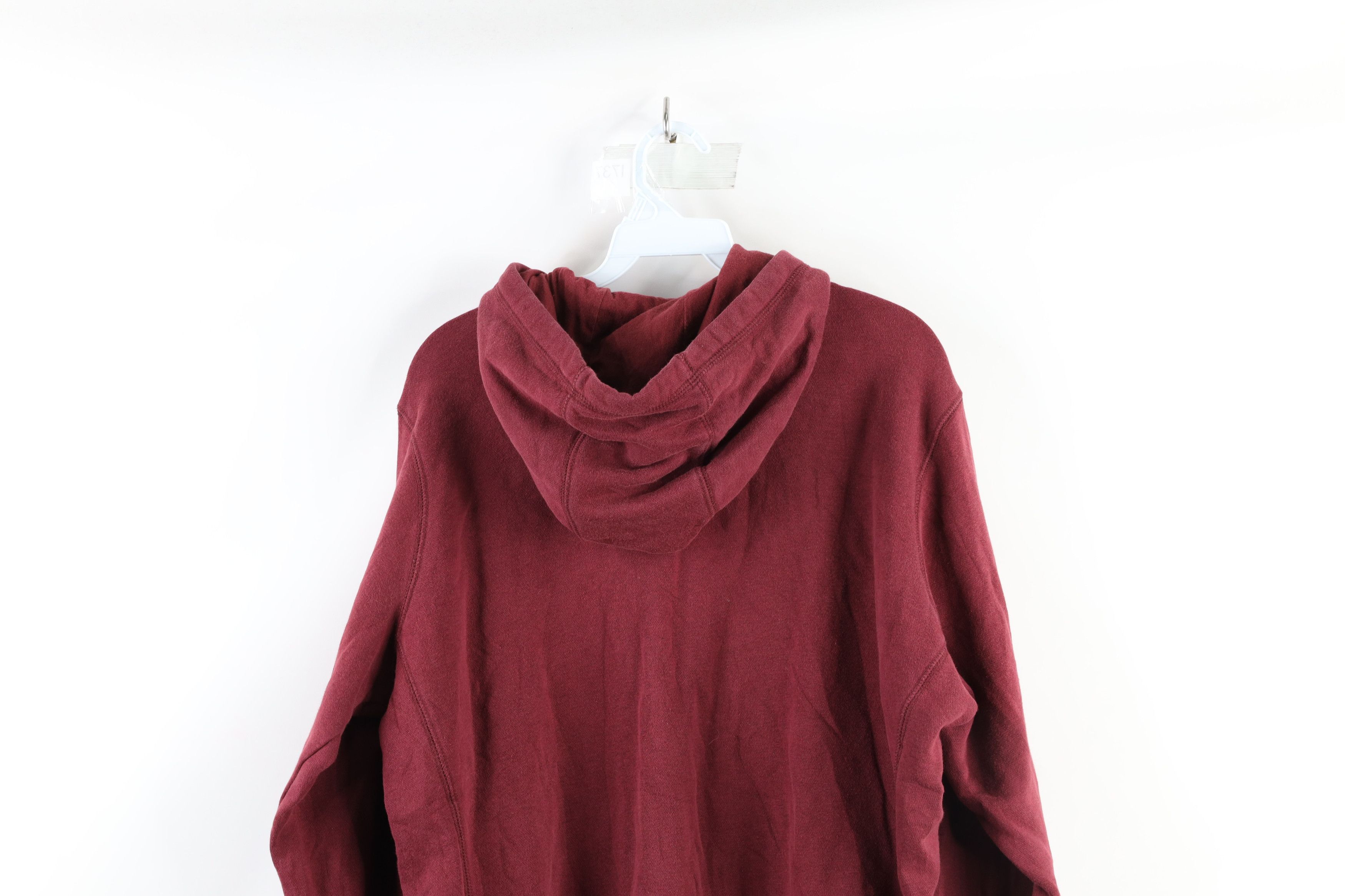 Nike Vintage Nike Scott Center Swoosh Hoodie Sweatshirt Maroon Size US XL / EU 56 / 4 - 10 Thumbnail