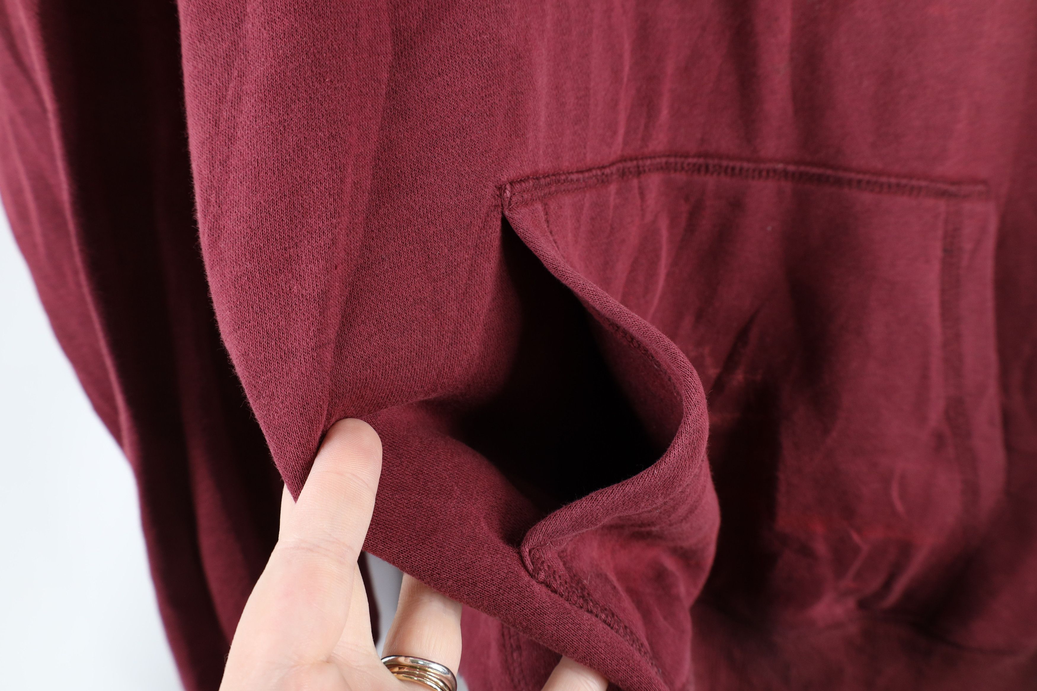 Nike Vintage Nike Scott Center Swoosh Hoodie Sweatshirt Maroon Size US XL / EU 56 / 4 - 5 Thumbnail