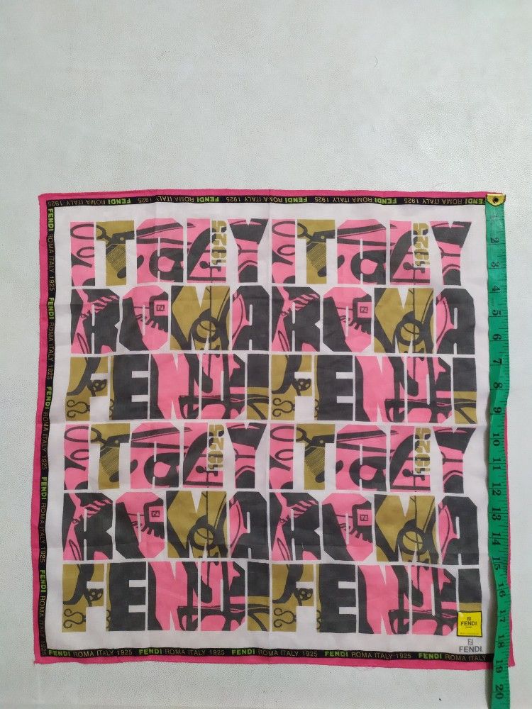 Fendi FENDI Handkerchief/Neckerchief/Bandana/Headband/Mask Size ONE SIZE - 7 Thumbnail