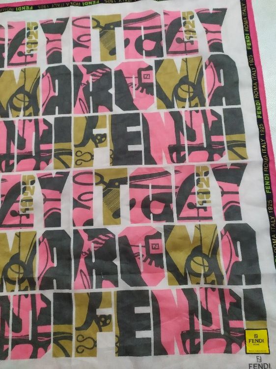 Fendi FENDI Handkerchief/Neckerchief/Bandana/Headband/Mask Size ONE SIZE - 10 Thumbnail