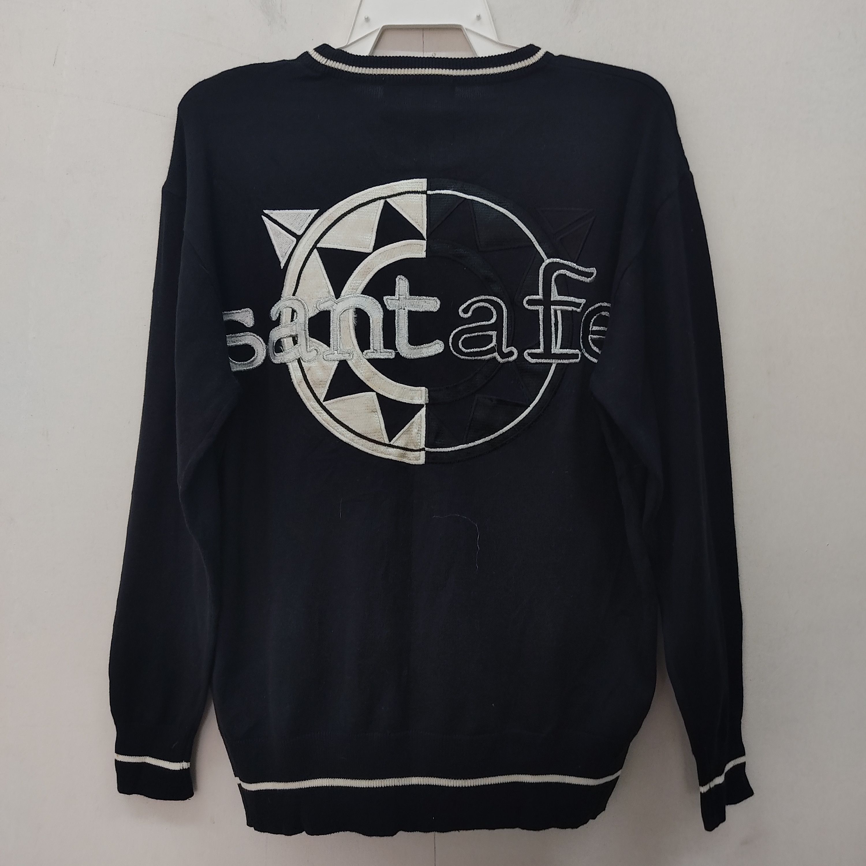 Designer × Homespun Knitwear Santafe Sun Embroidered Big Logo Knitwear Jumper Size US M / EU 48-50 / 2 - 2 Thumbnail
