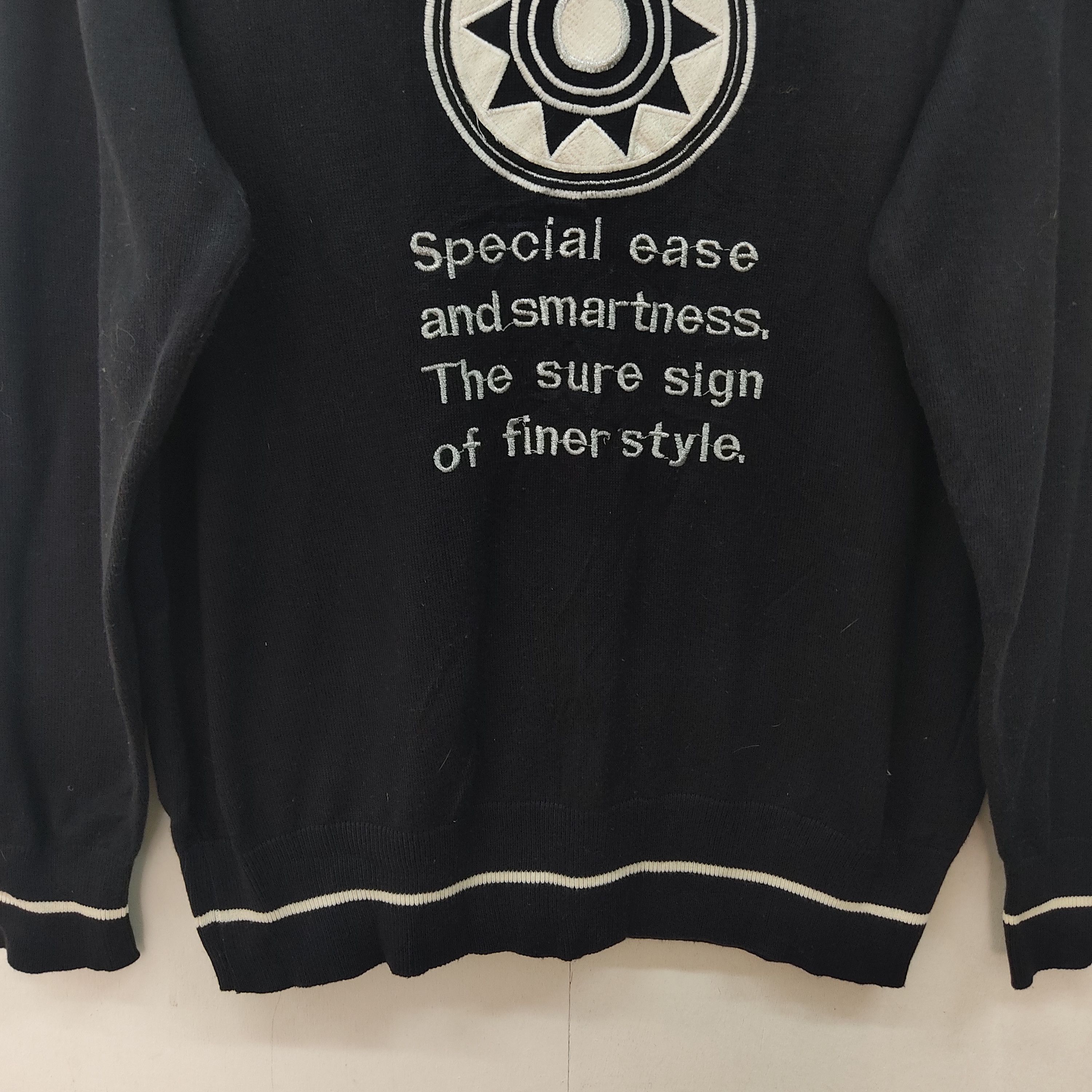 Designer × Homespun Knitwear Santafe Sun Embroidered Big Logo Knitwear Jumper Size US M / EU 48-50 / 2 - 4 Thumbnail