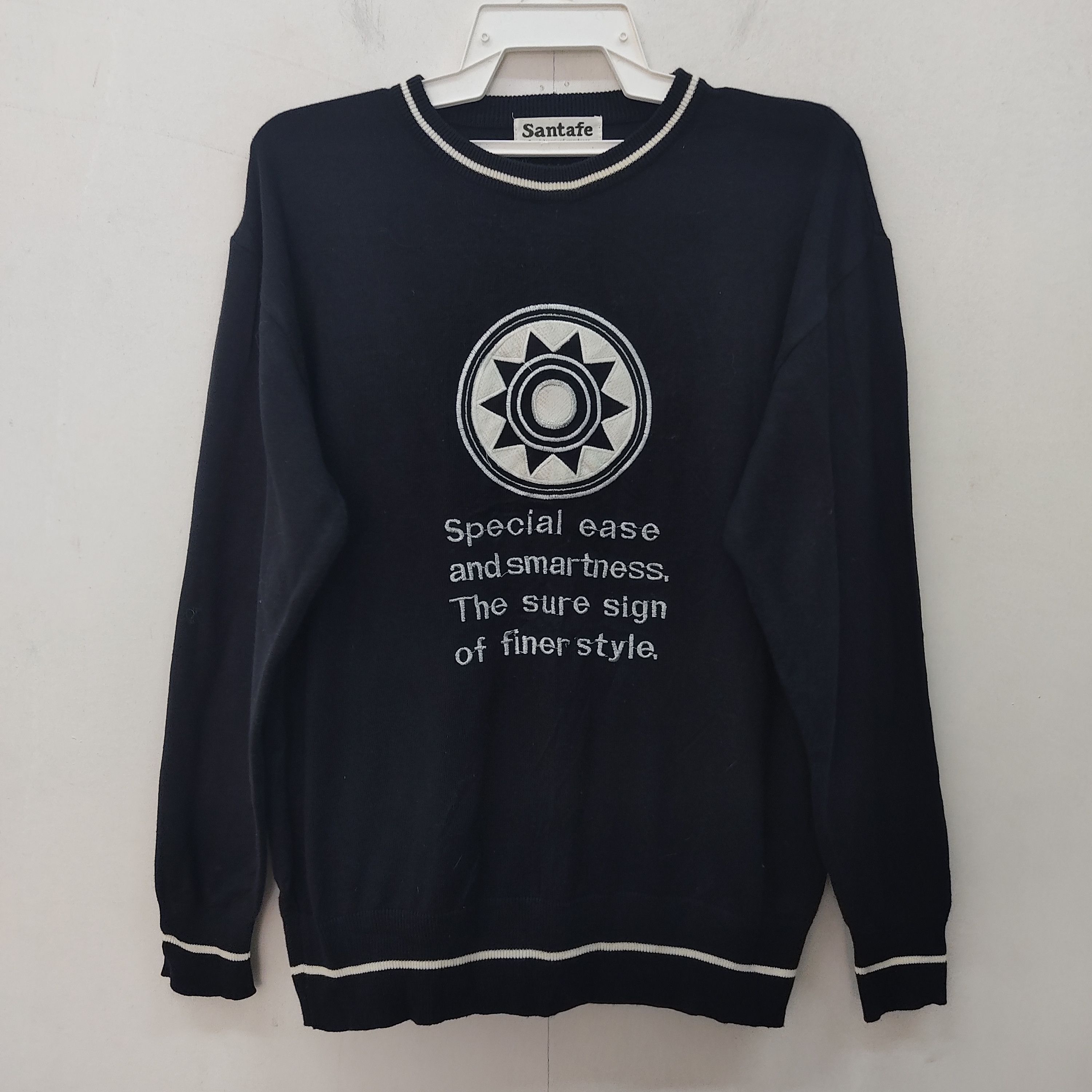 Designer × Homespun Knitwear Santafe Sun Embroidered Big Logo Knitwear Jumper Size US M / EU 48-50 / 2 - 1 Thumbnail
