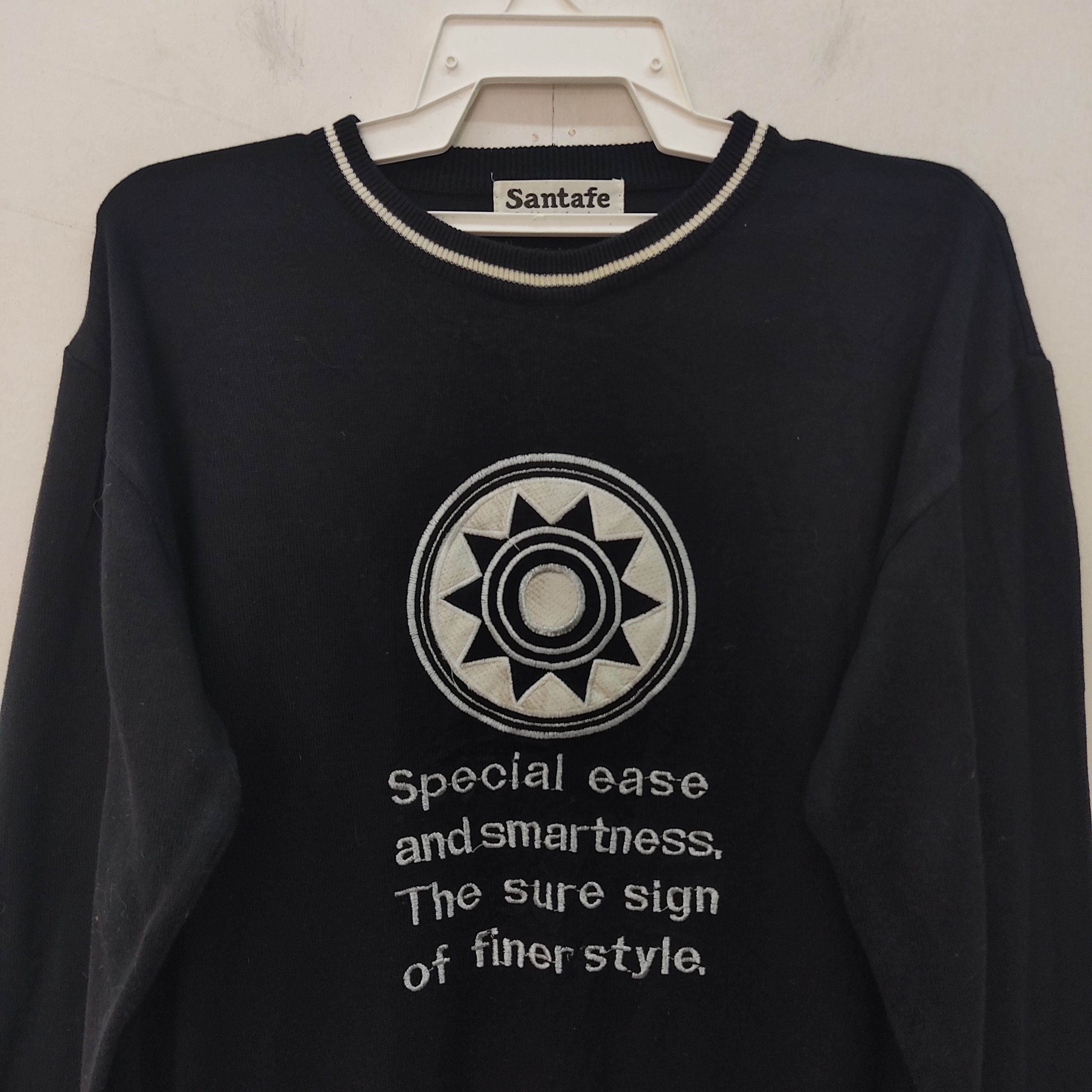 Designer × Homespun Knitwear Santafe Sun Embroidered Big Logo Knitwear Jumper Size US M / EU 48-50 / 2 - 3 Thumbnail