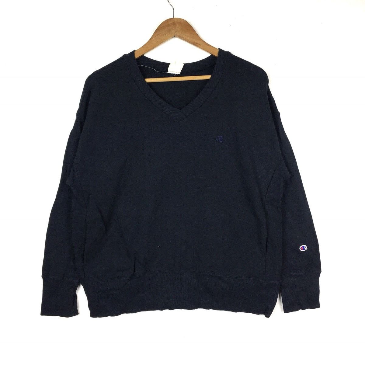 Champion Champion sweatshirt small logo vneck jumper streetwear Size US M / EU 48-50 / 2 - 1 Thumbnail