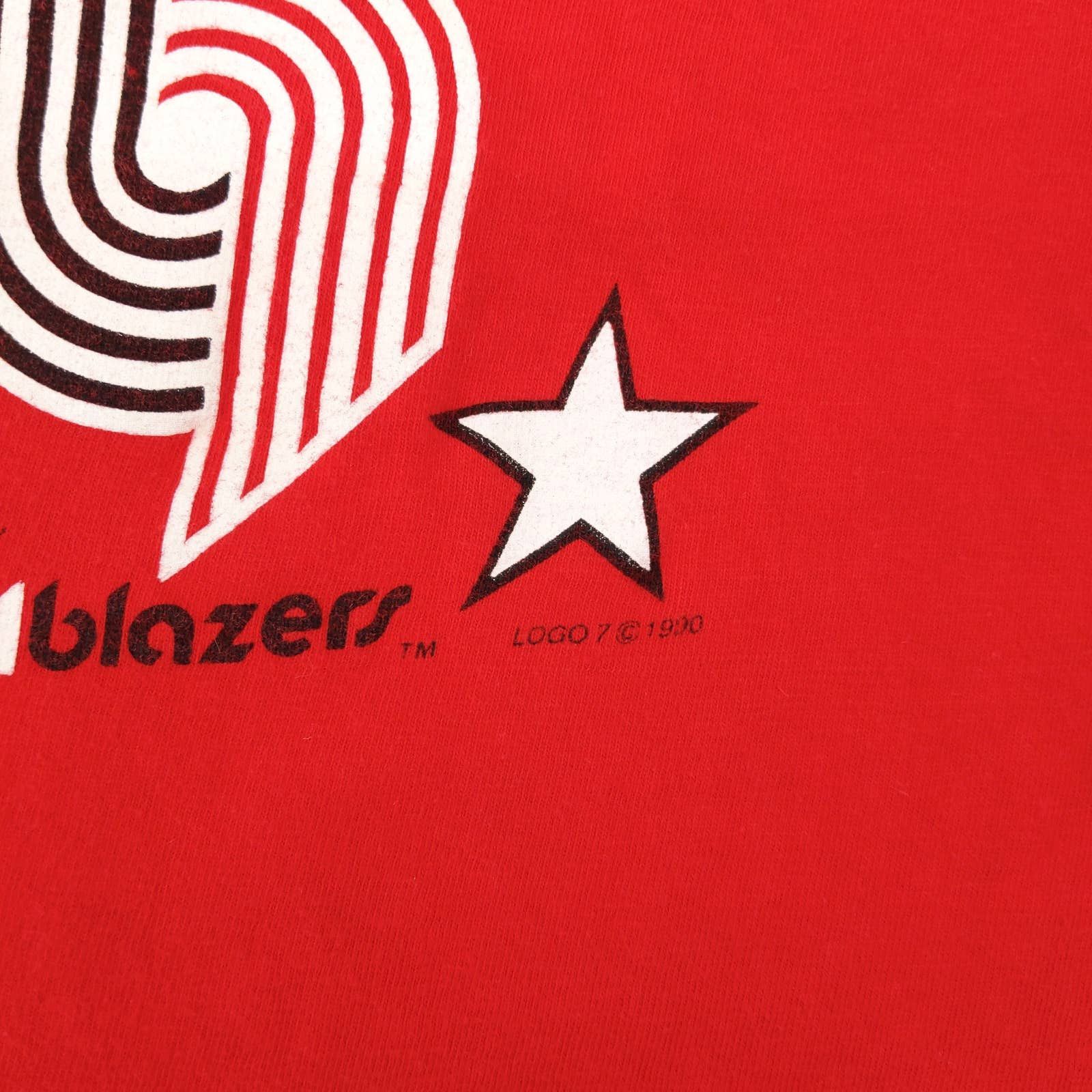 NBA × Vintage Vintage Portland Trail Blazers 1990 NBA Finals T-Shirt USA L Size US L / EU 52-54 / 3 - 3 Thumbnail