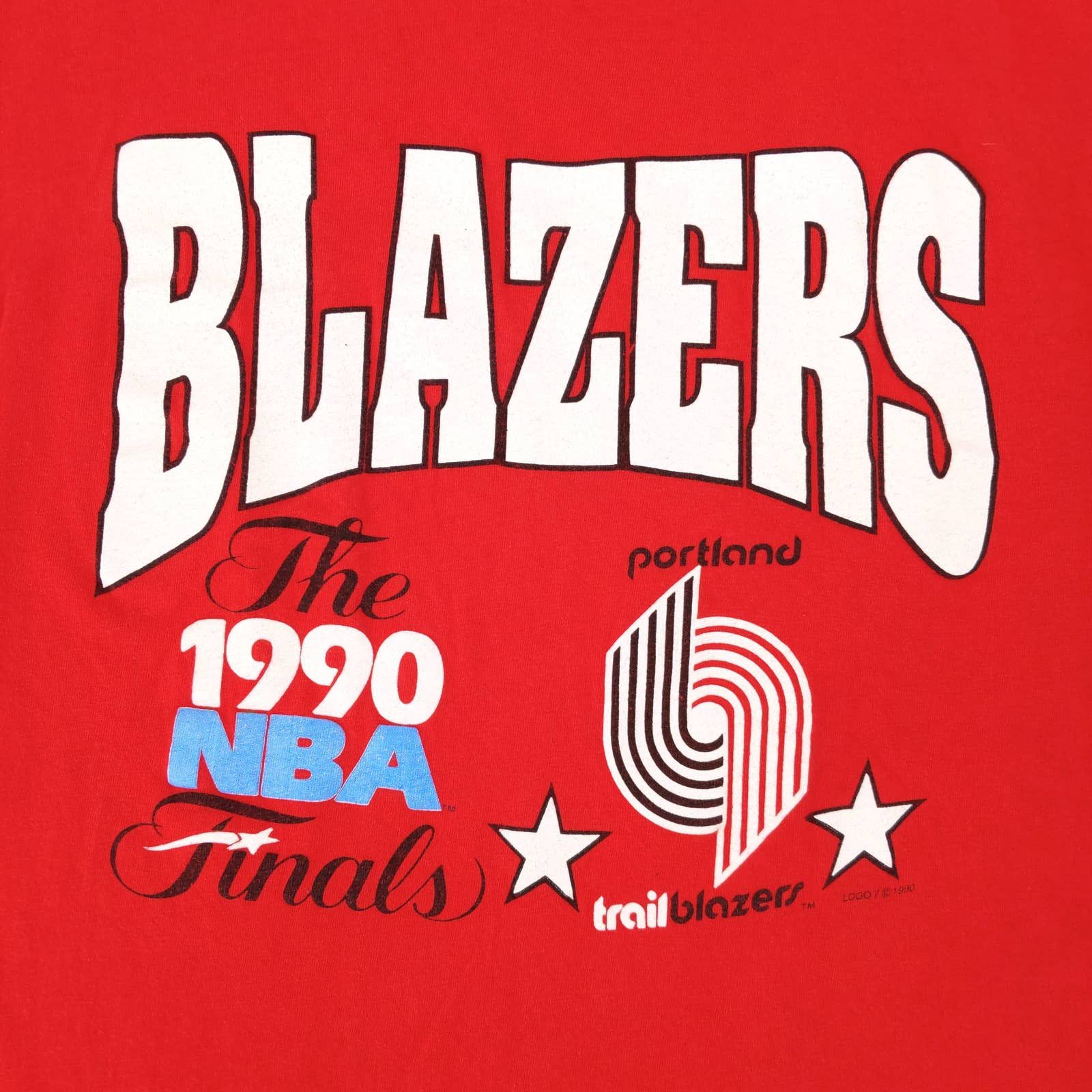 NBA × Vintage Vintage Portland Trail Blazers 1990 NBA Finals T-Shirt USA L Size US L / EU 52-54 / 3 - 2 Thumbnail