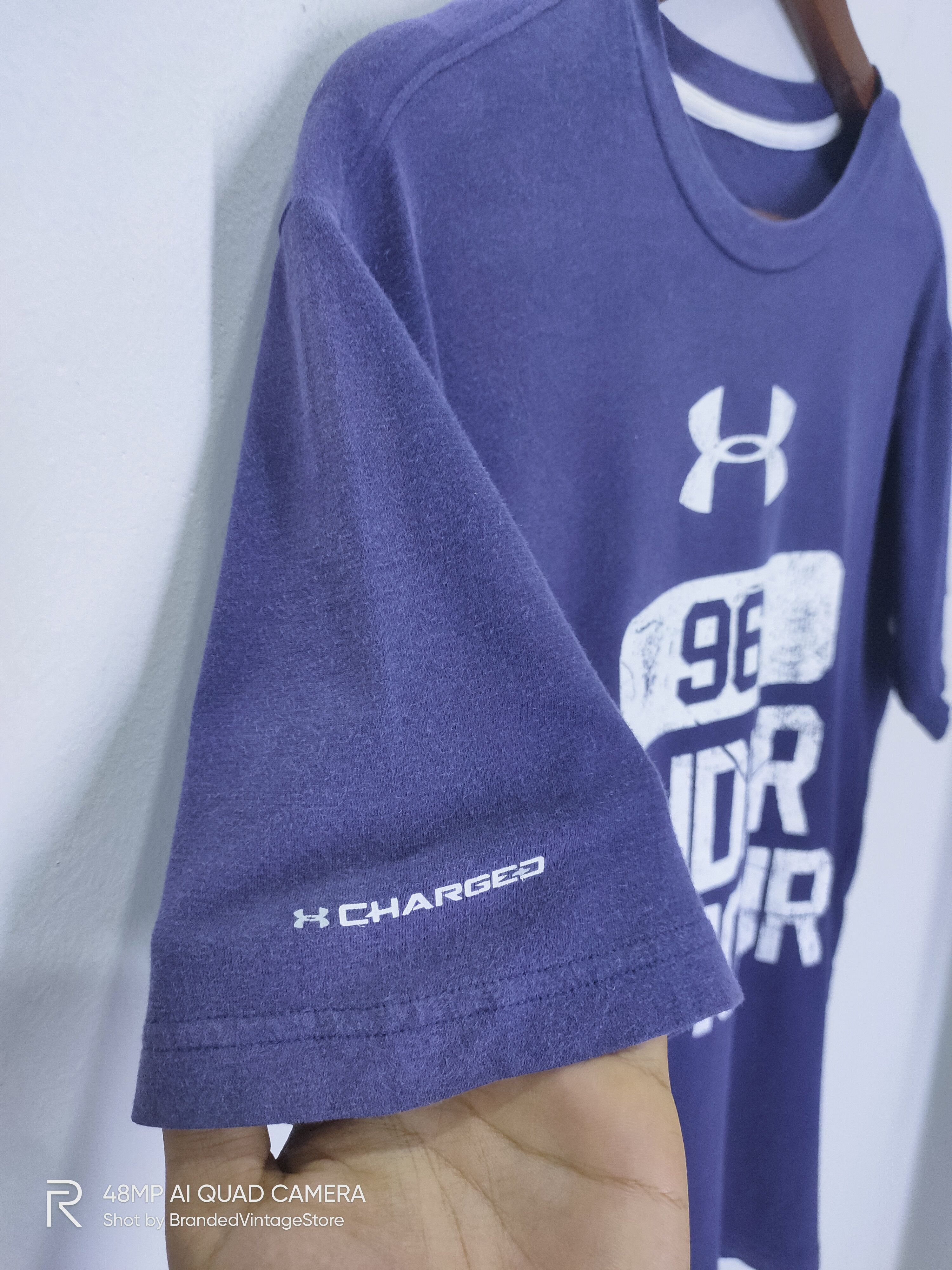 Under Armour UNDER ARMOUR 96 Xcharged Insidefit Sportwear Streetwear Tee Size M / US 6-8 / IT 42-44 - 4 Thumbnail