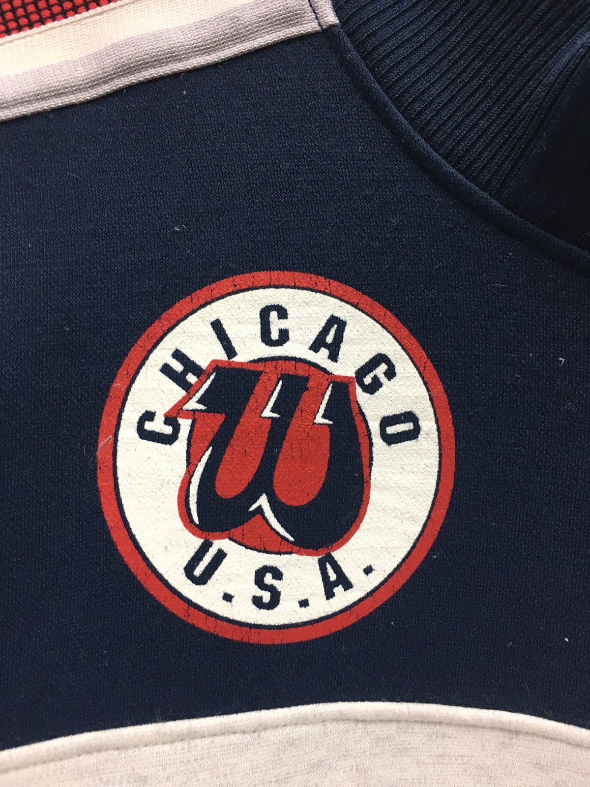 Vintage × Wilson Vintage Wilson Big Logo Multicolour Sweatshirt Size US L / EU 52-54 / 3 - 6 Thumbnail