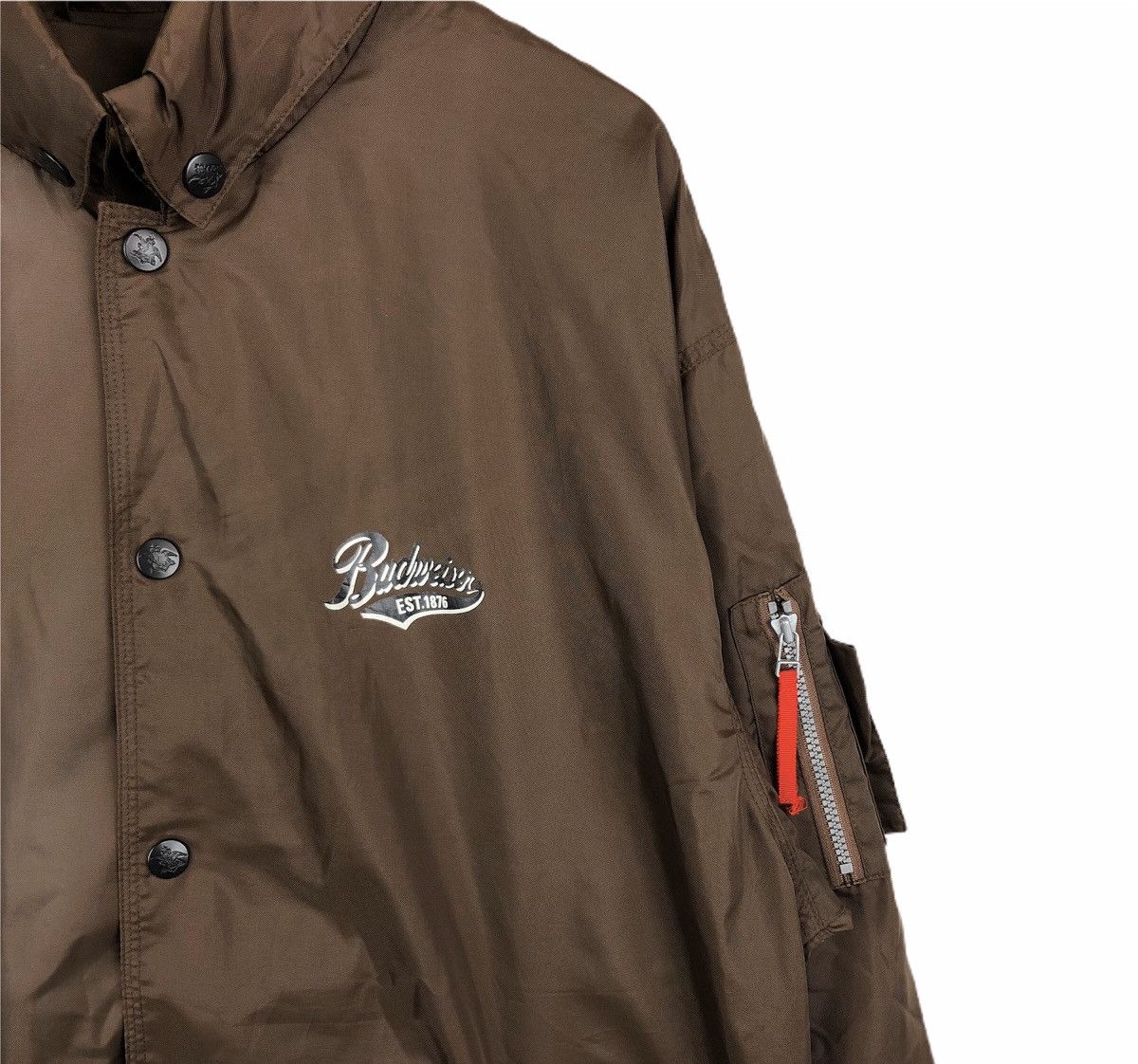 Budweiser Vintage Budweiser sweater light jacket casual jumper Size US XL / EU 56 / 4 - 2 Thumbnail