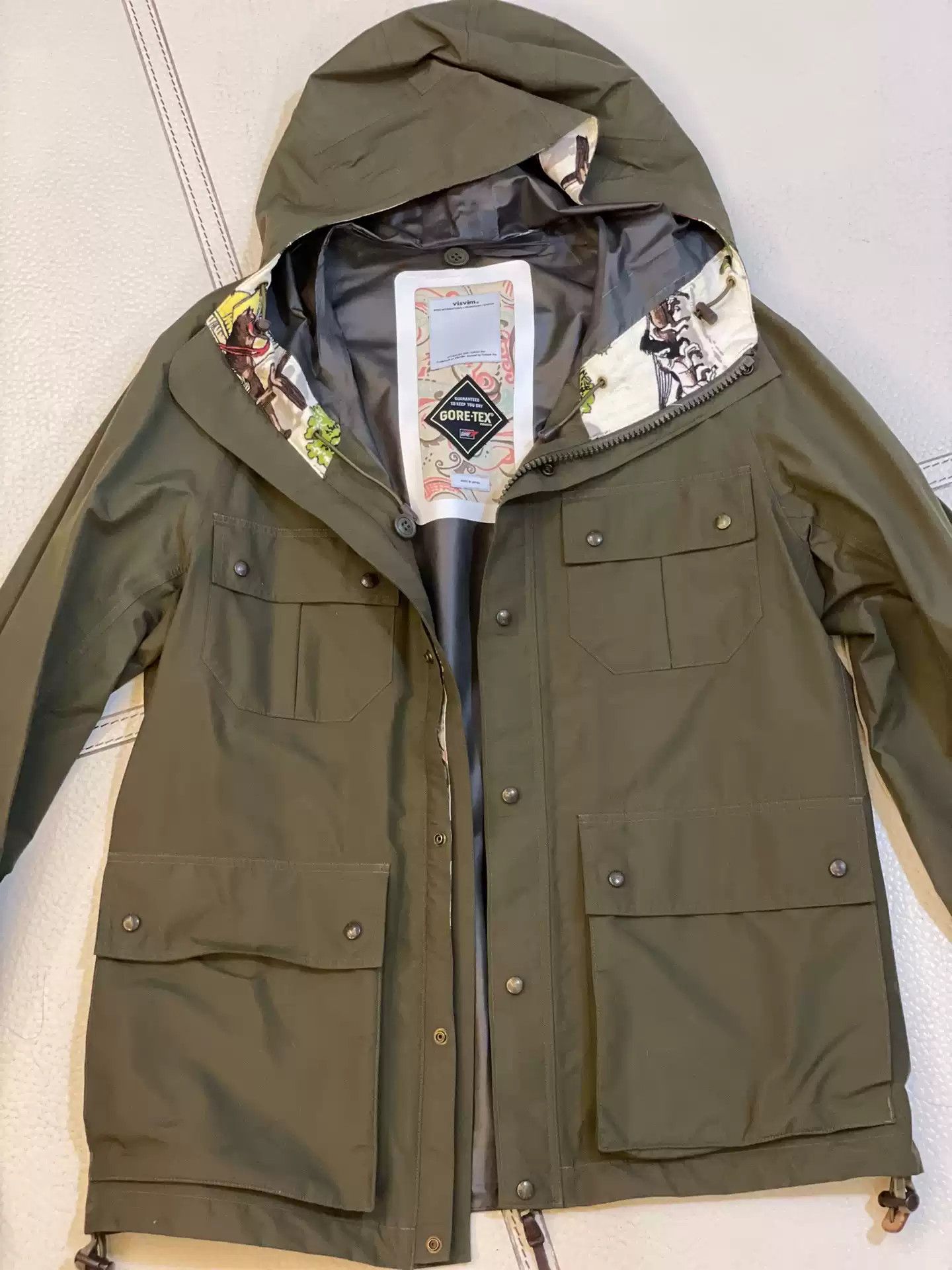 Visvim Winfield cotton and linen coat Visvim