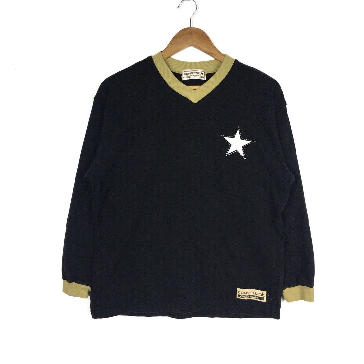 Converse Converse sweatshirt vneck small logo casual jumper Size US M / EU 48-50 / 2 - 1 Thumbnail
