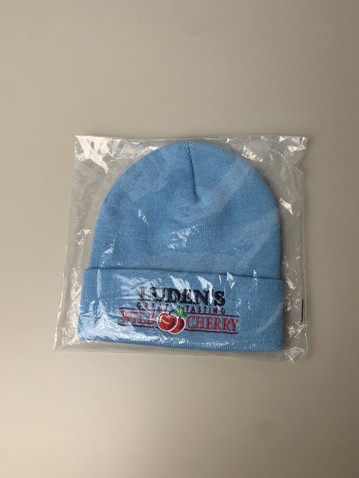 Supreme 2018 Supreme Luden's Beanie Light Blue Size ONE SIZE - 6 Thumbnail