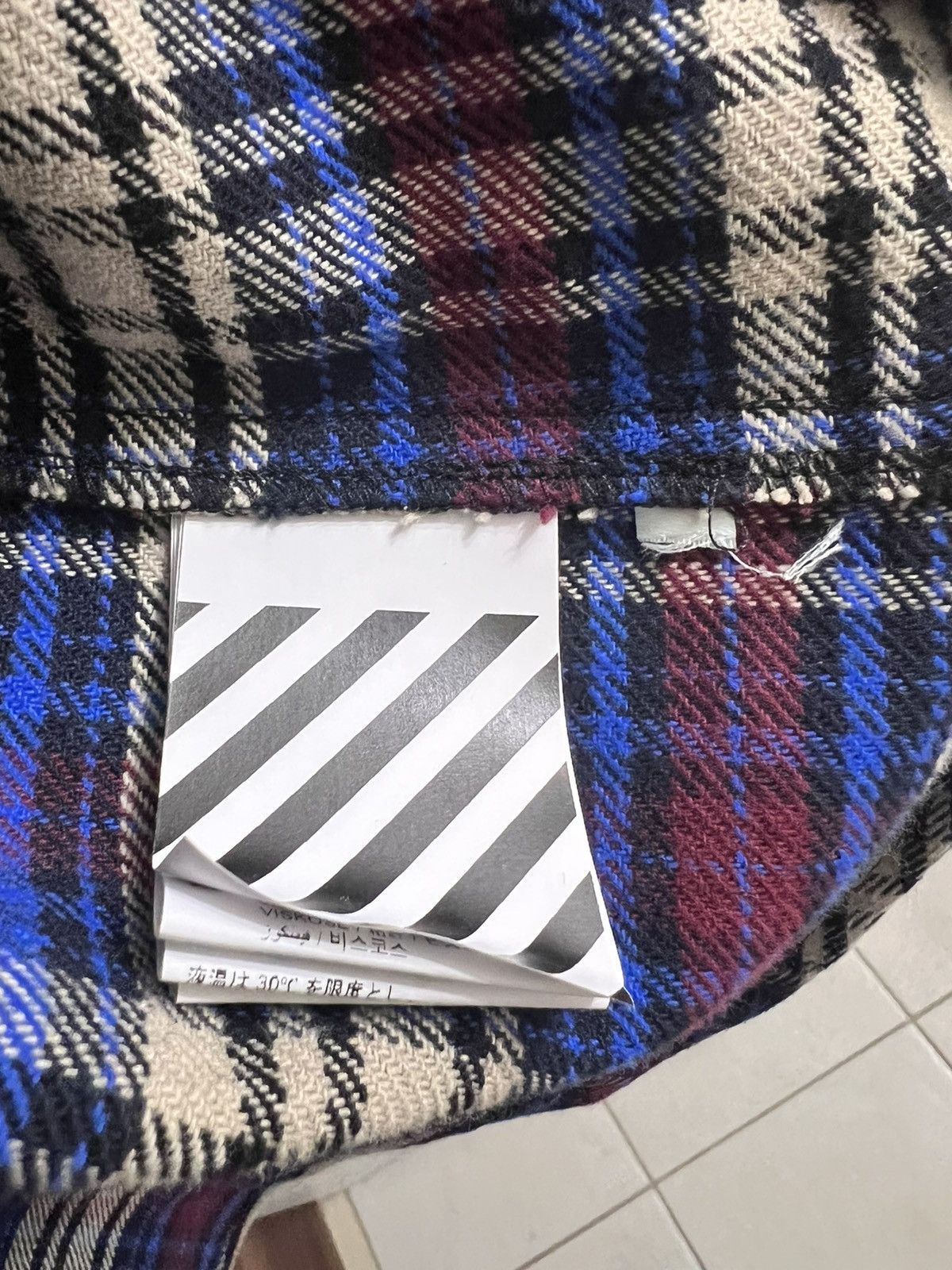 Off-White Off-White Flannel Shirt Large Size US L / EU 52-54 / 3 - 6 Thumbnail