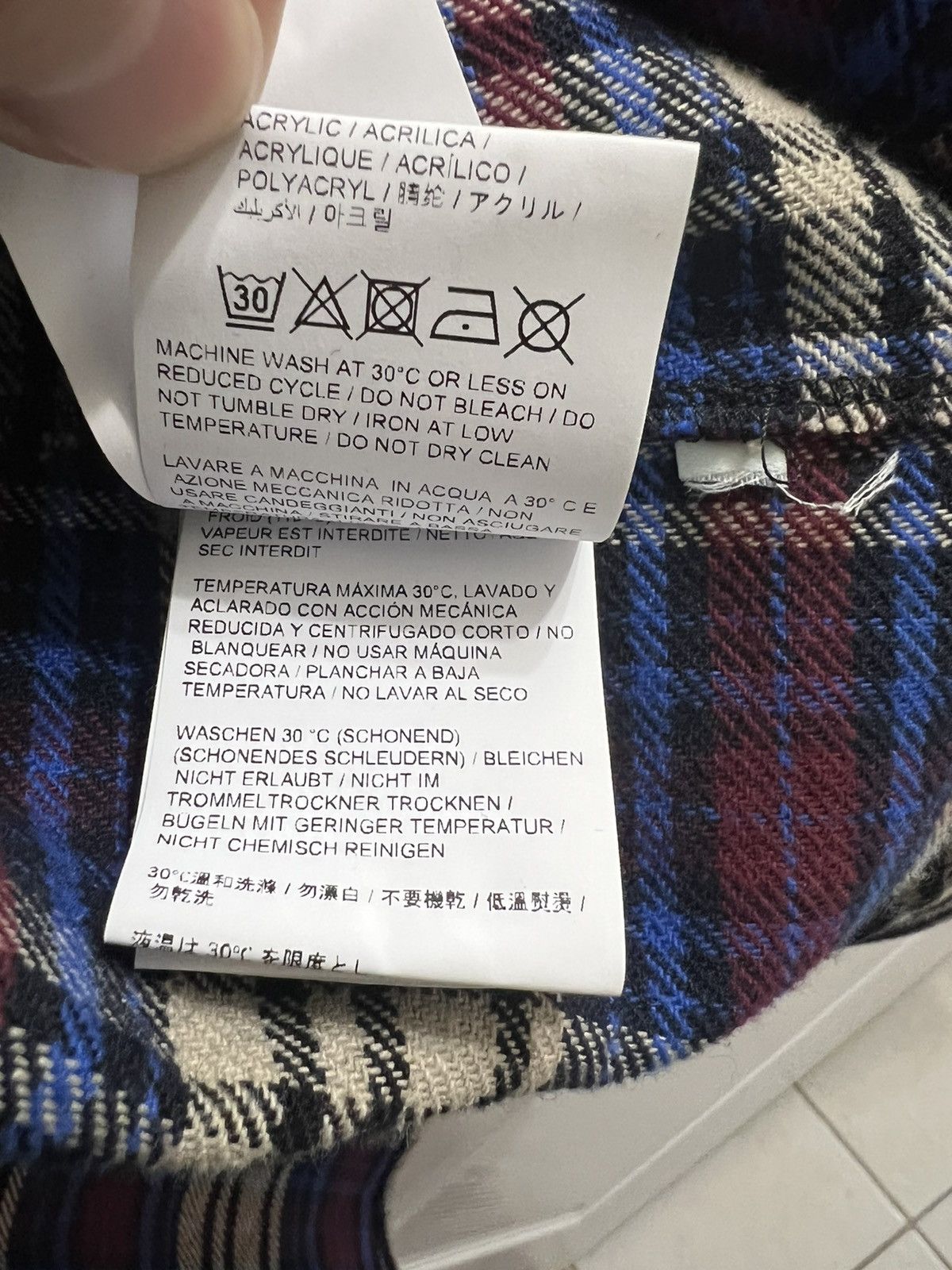 Off-White Off-White Flannel Shirt Large Size US L / EU 52-54 / 3 - 8 Thumbnail