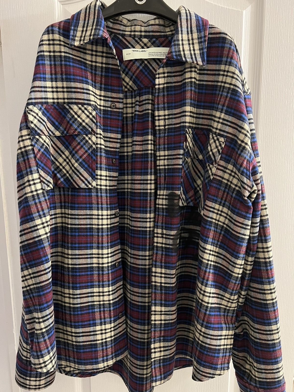 Off-White Off-White Flannel Shirt Large Size US L / EU 52-54 / 3 - 1 Thumbnail