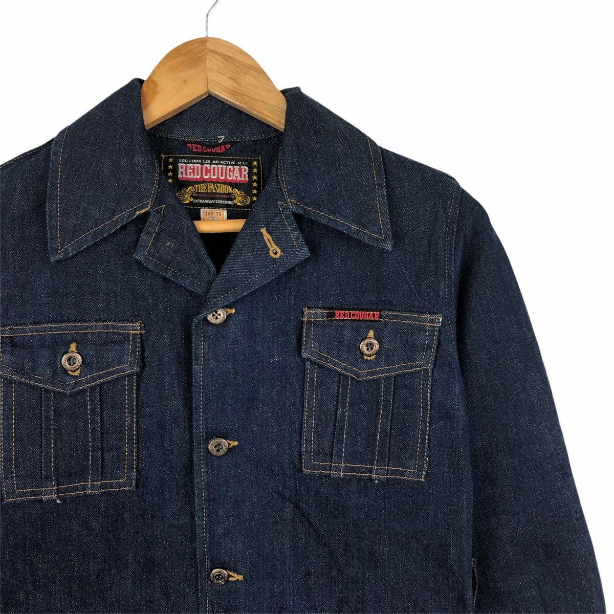 Vintage Vintage red cougar denim jacket Size US XS / EU 42 / 0 - 2 Thumbnail