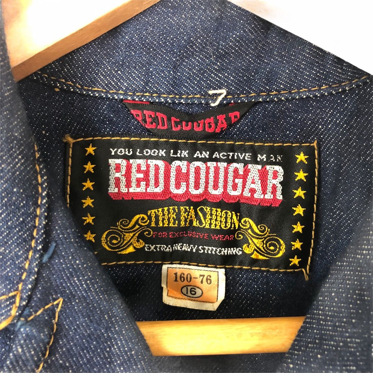 Vintage Vintage red cougar denim jacket Size US XS / EU 42 / 0 - 4 Thumbnail