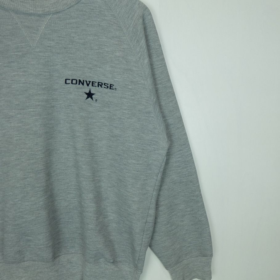 Converse CONVERSE Small Logo Grey Plain Sweatshirts Jumper Pullover Size US M / EU 48-50 / 2 - 4 Thumbnail