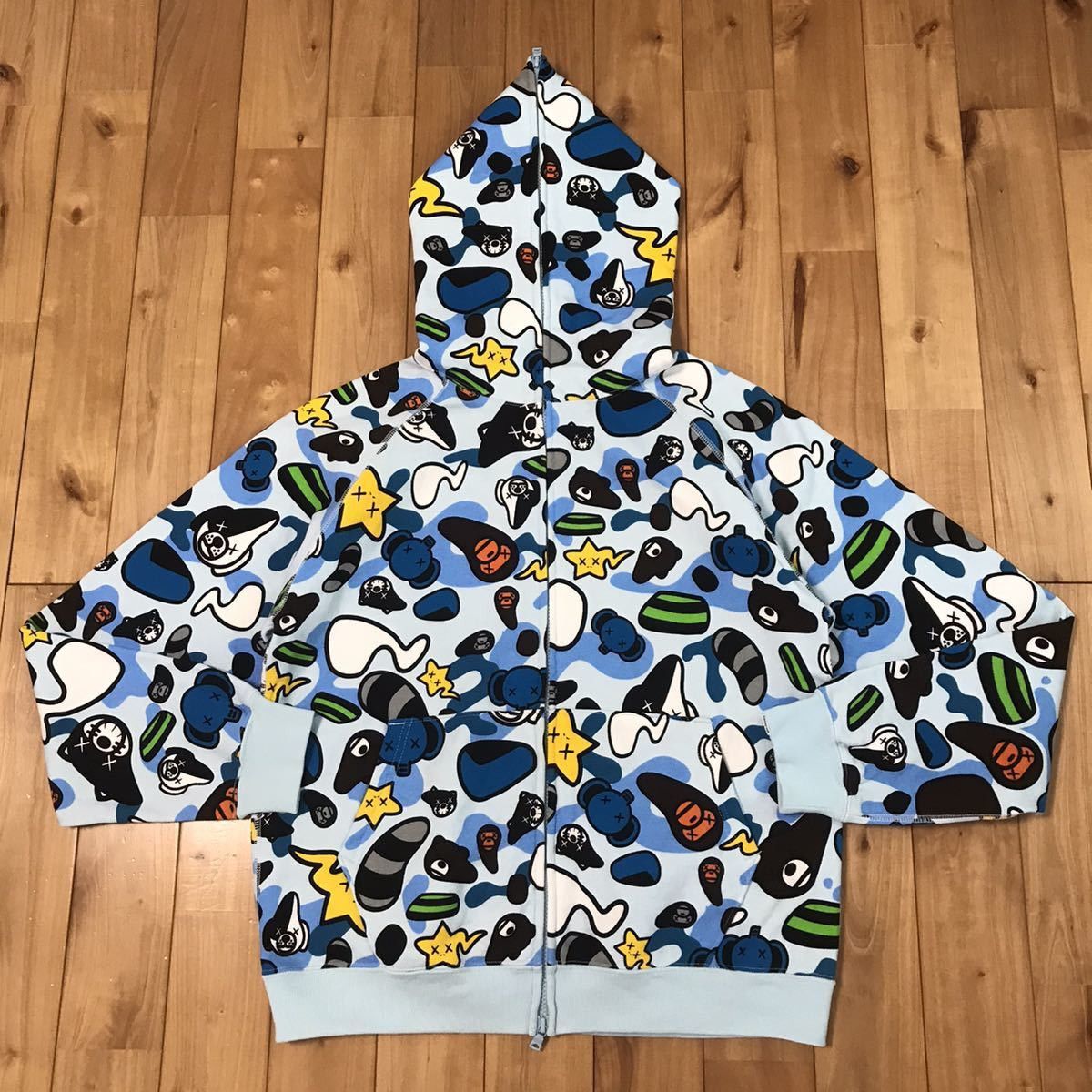 Bape BAPE × KAWS animal kingdom full zip hoodie a bathing ape | Grailed