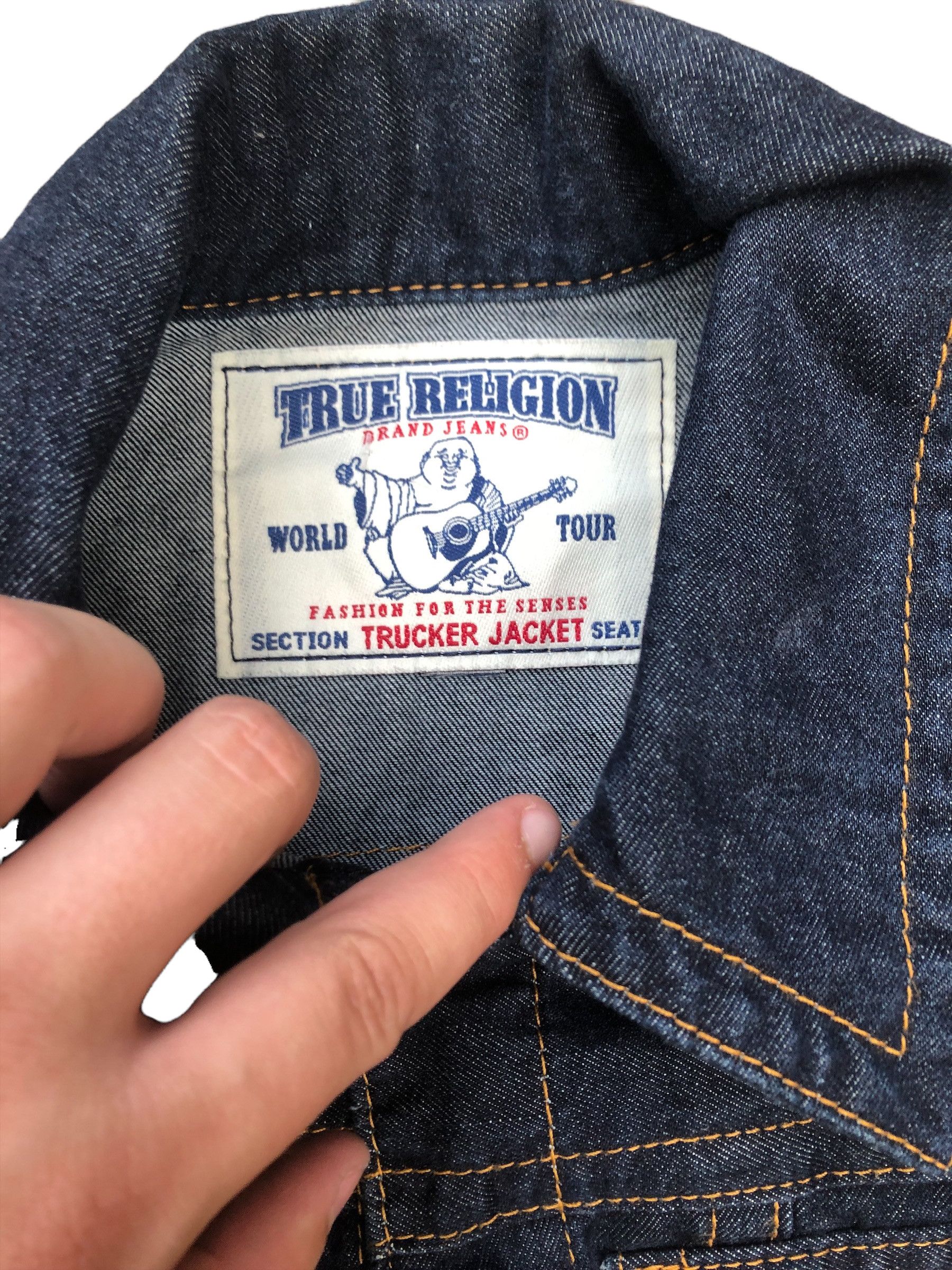 True Religion × Vintage Vintage True Religion Jean Jacket Medium TRUCKER JACKET Size US M / EU 48-50 / 2 - 3 Thumbnail