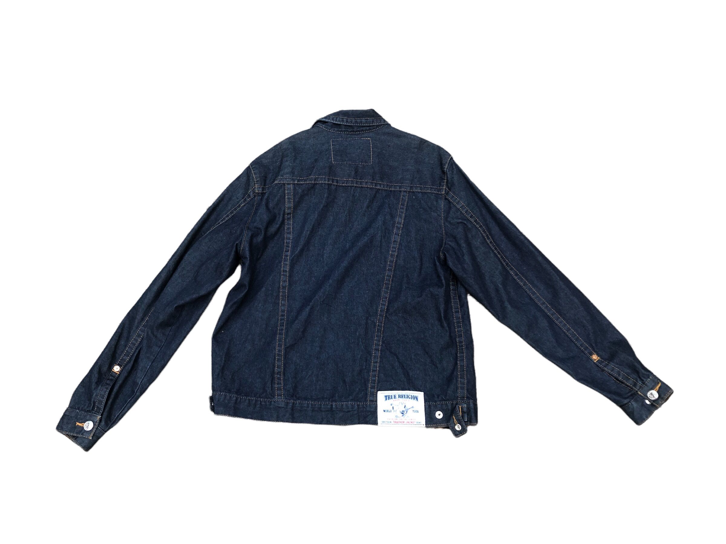 True Religion × Vintage Vintage True Religion Jean Jacket Medium TRUCKER JACKET Size US M / EU 48-50 / 2 - 6 Thumbnail