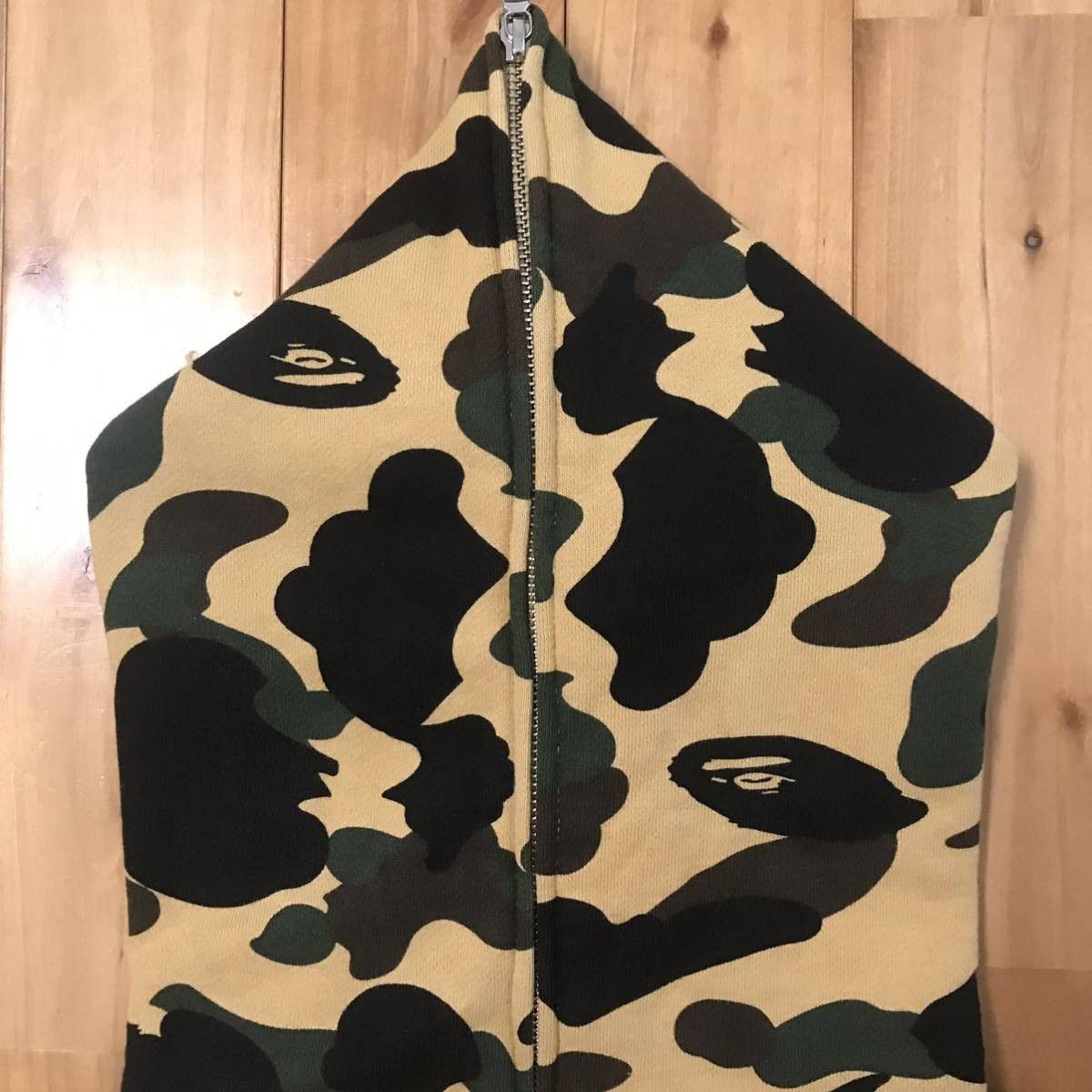 Bape BAPE LOGO 1st camo yellow full zip hoodie a bathing ape Size US M / EU 48-50 / 2 - 4 Thumbnail