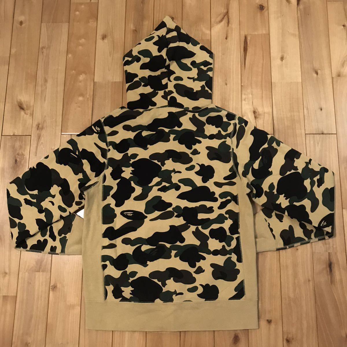 Bape BAPE LOGO 1st camo yellow full zip hoodie a bathing ape Size US M / EU 48-50 / 2 - 3 Thumbnail