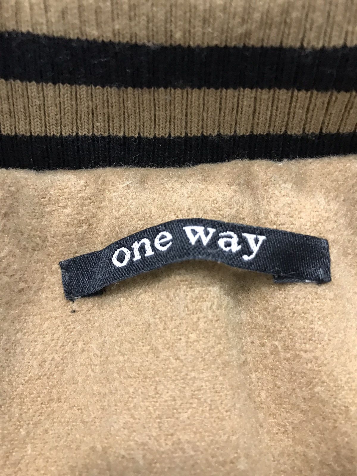 Japanese Brand Vtg One Way Long Varsity Jacket Snap Button Design Size US S / EU 44-46 / 1 - 9 Thumbnail