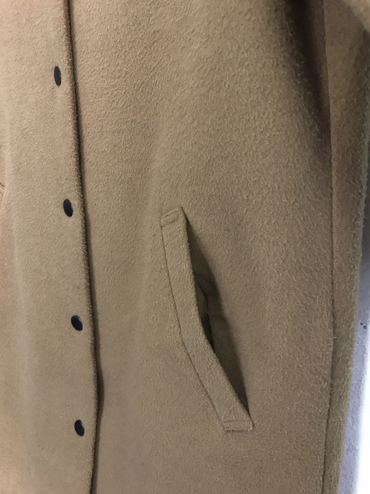 Japanese Brand Vtg One Way Long Varsity Jacket Snap Button Design Size US S / EU 44-46 / 1 - 5 Thumbnail