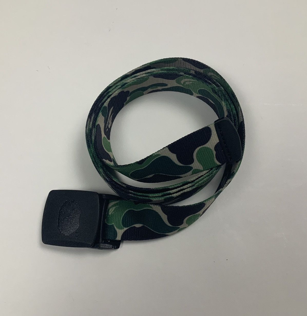 image of Bape Abc Green Camo Gi Belt, Men's