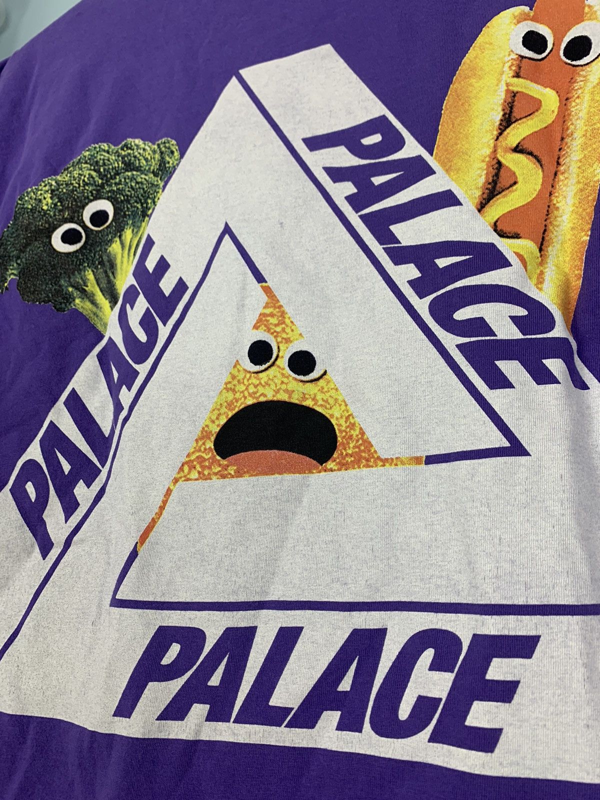 Palace 2017 Palace Payne Food T-Shirt Tee Purple Small Size US S / EU 44-46 / 1 - 5 Thumbnail