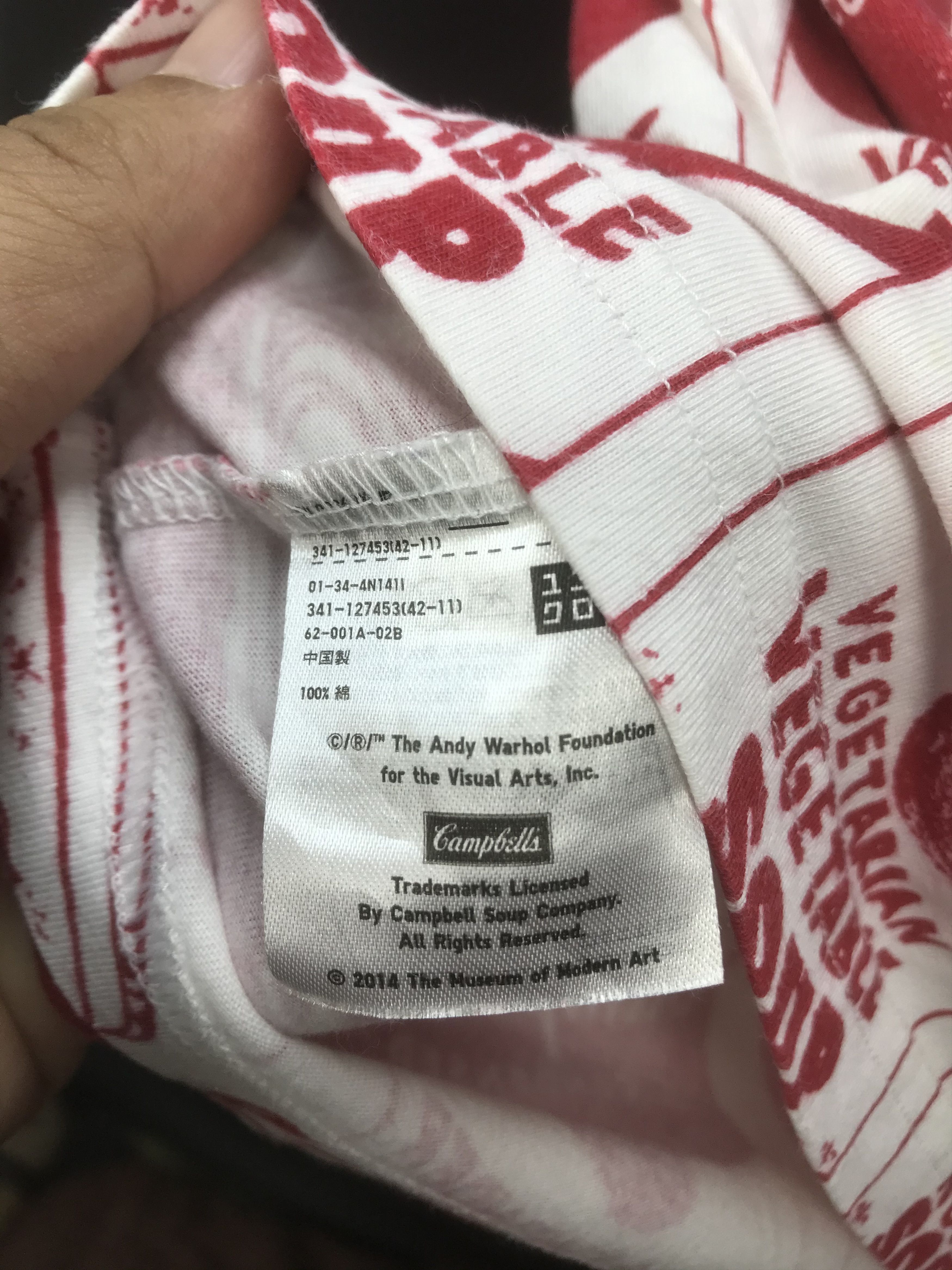 Andy Warhol × Uniqlo ANDY WARHOL CAMPBELLS SOUP FULL PRINT TEES Size US S / EU 44-46 / 1 - 5 Thumbnail