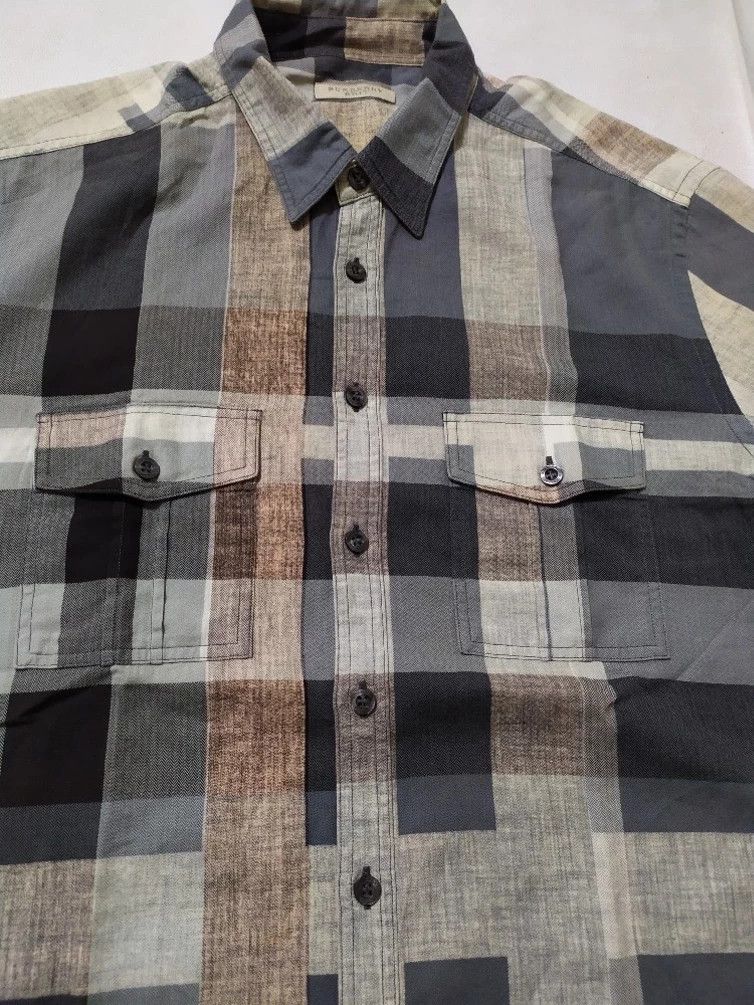 Burberry Burberry Brit Check Shirt Size US L / EU 52-54 / 3 - 2 Thumbnail