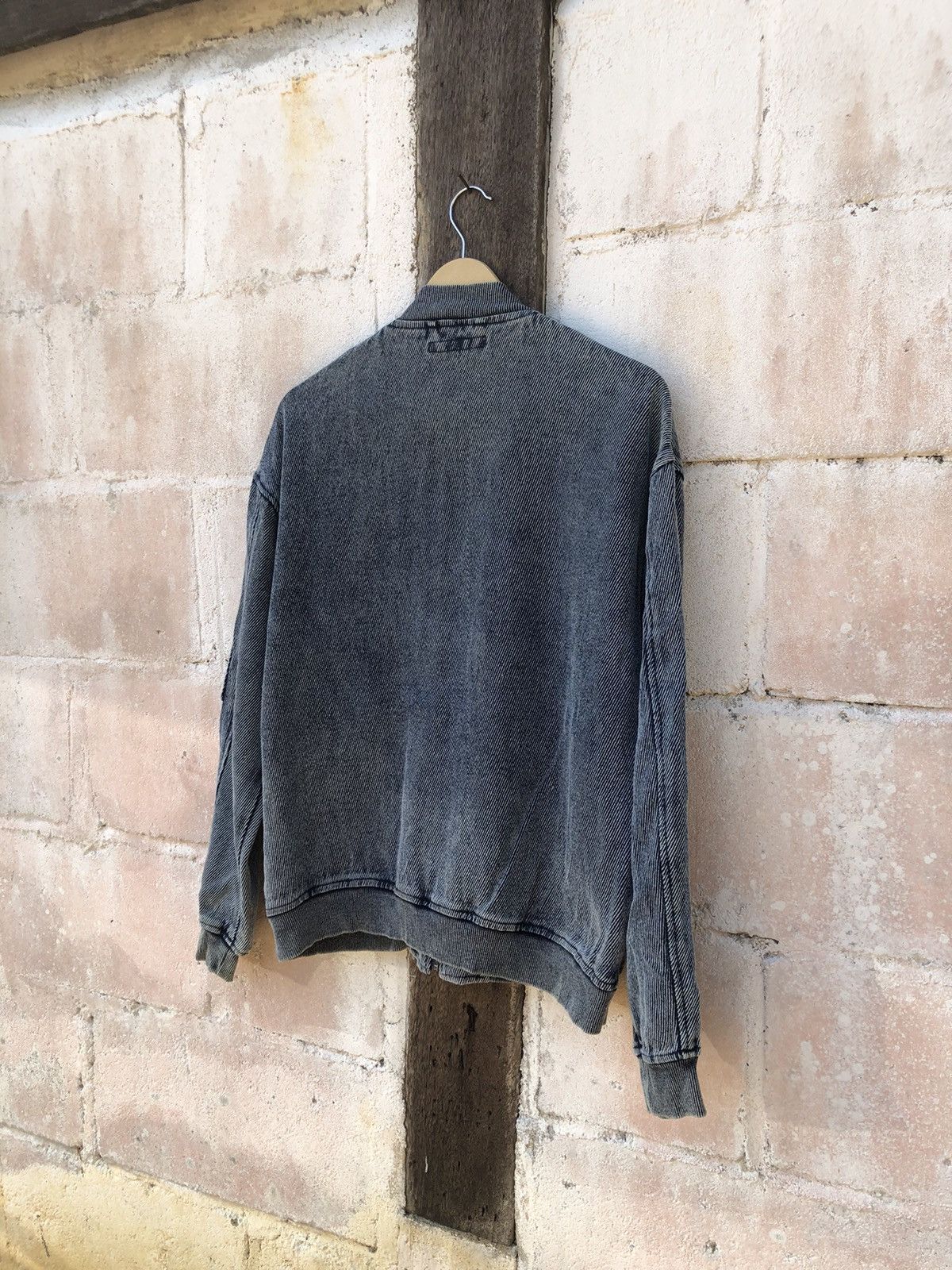Vince Vence Exchange Varsity Jacket Blue Denim Size US M / EU 48-50 / 2 - 7 Thumbnail