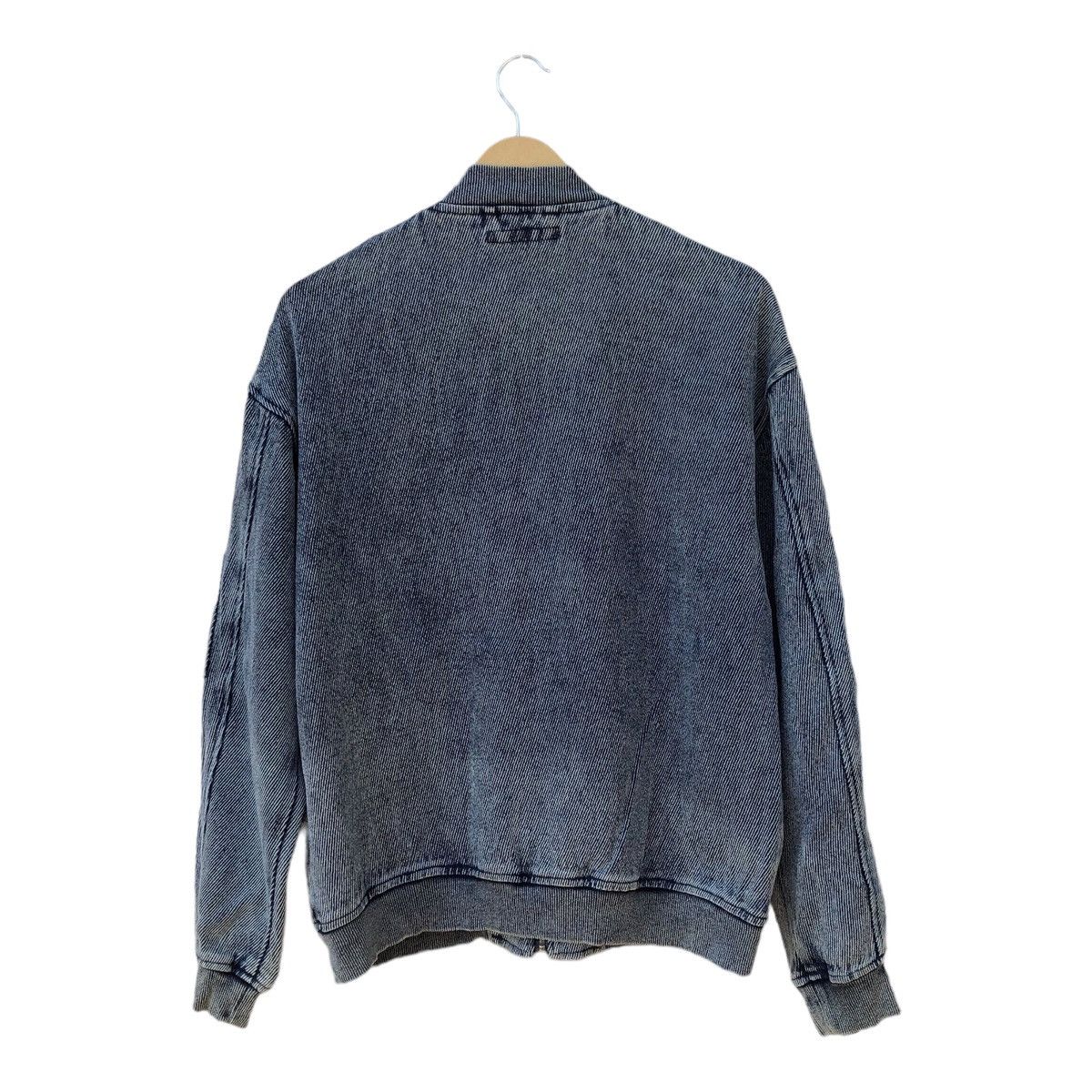 Vince Vence Exchange Varsity Jacket Blue Denim Size US M / EU 48-50 / 2 - 2 Thumbnail