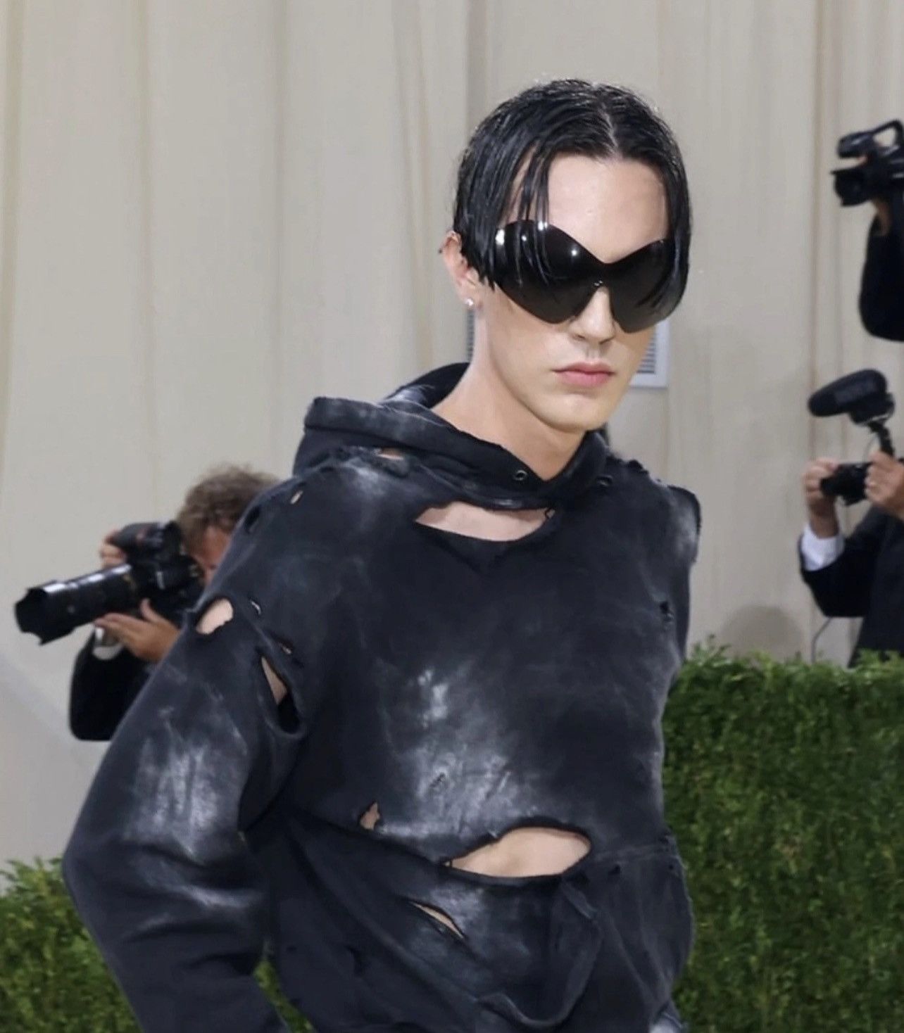 Balenciaga Balenciaga Shield Mask Sunglasses Size ONE SIZE - 1 Thumbnail