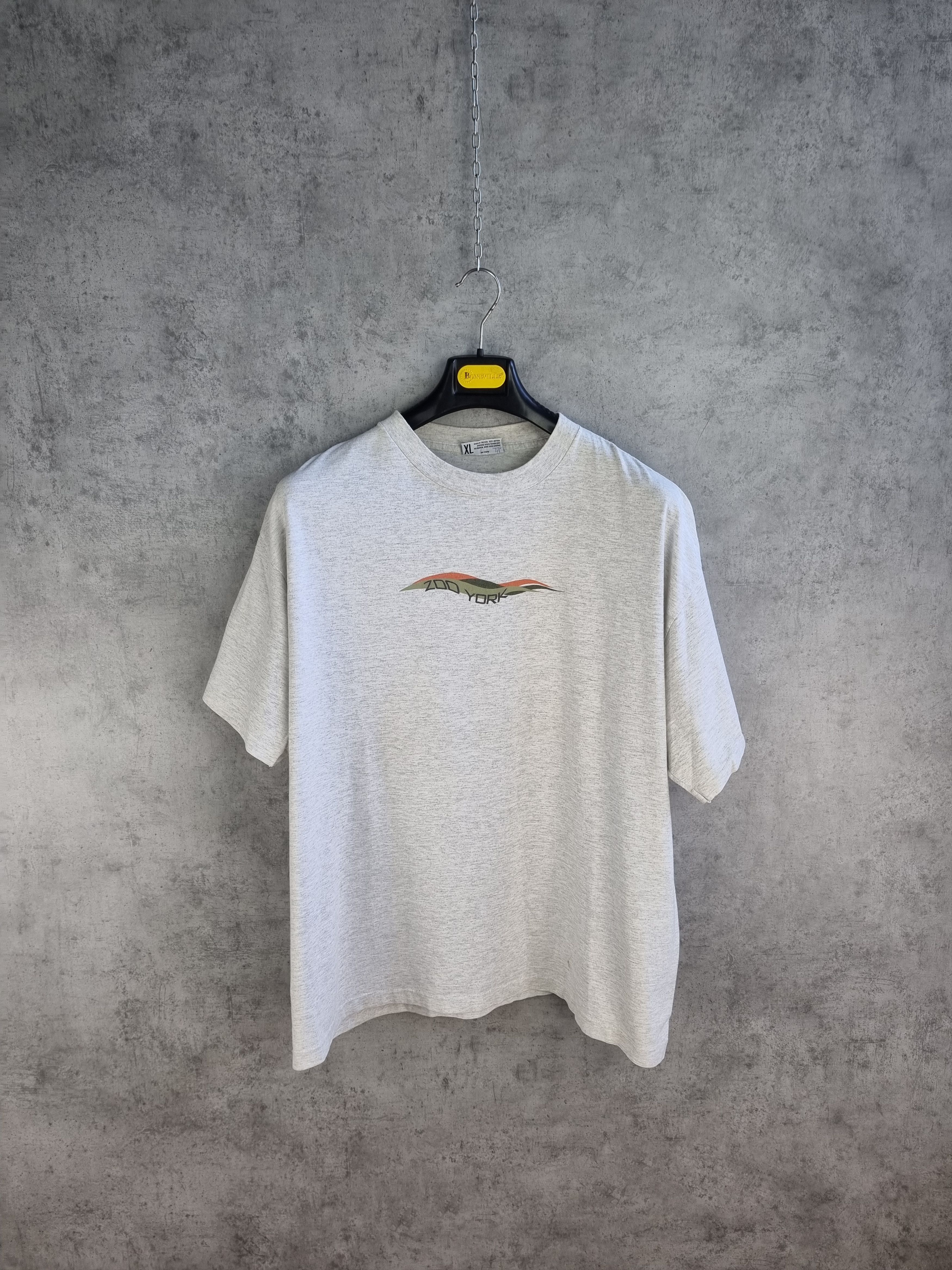 Vintage Single stitch 90s ZOO YORK Box Logo Vintage tee shirt Size US L / EU 52-54 / 3 - 2 Thumbnail