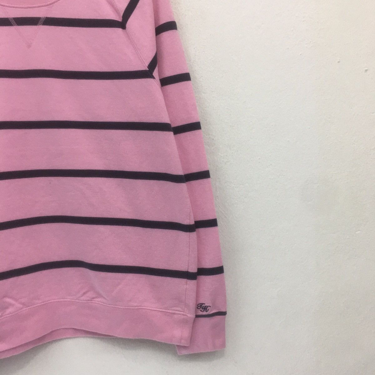 Tommy Hilfiger × Tommy Jeans × Vintage Vintage Tommy Hilfiger Stripes Sweatshirt Crewneck Jumper Size US M / EU 48-50 / 2 - 3 Thumbnail