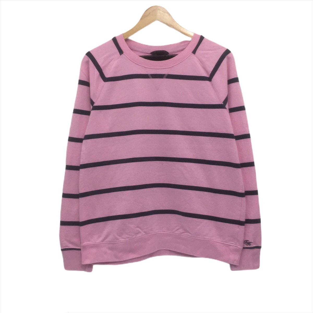 Tommy Hilfiger × Tommy Jeans × Vintage Vintage Tommy Hilfiger Stripes Sweatshirt Crewneck Jumper Size US M / EU 48-50 / 2 - 1 Thumbnail