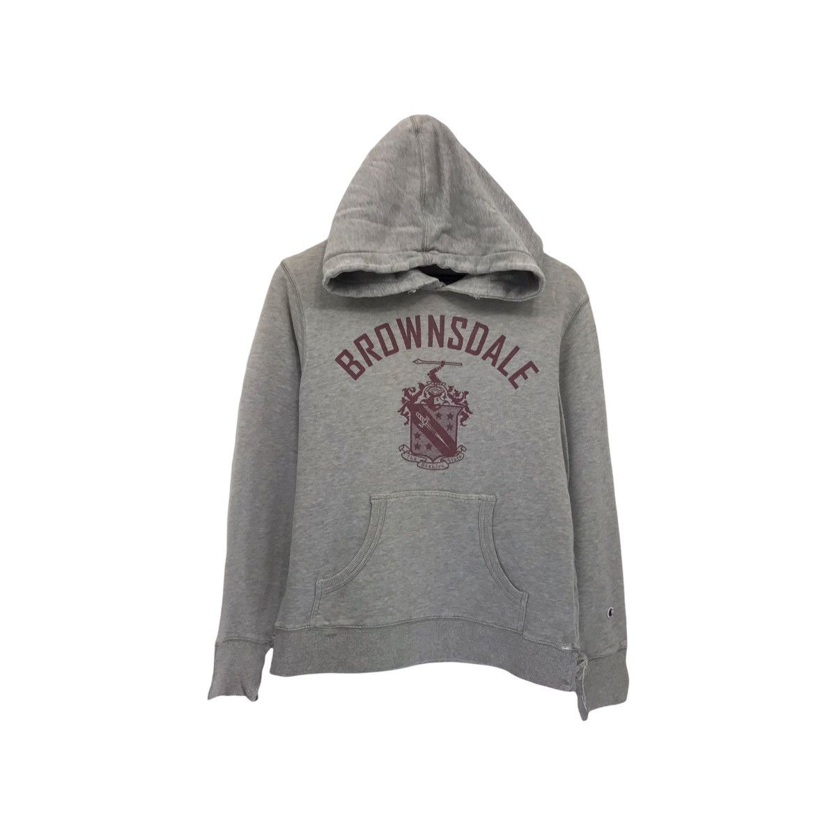 Champion × Vintage Vintage Champion Hoodie Sweatshirt Big Logo Brownsdale Size US S / EU 44-46 / 1 - 1 Thumbnail