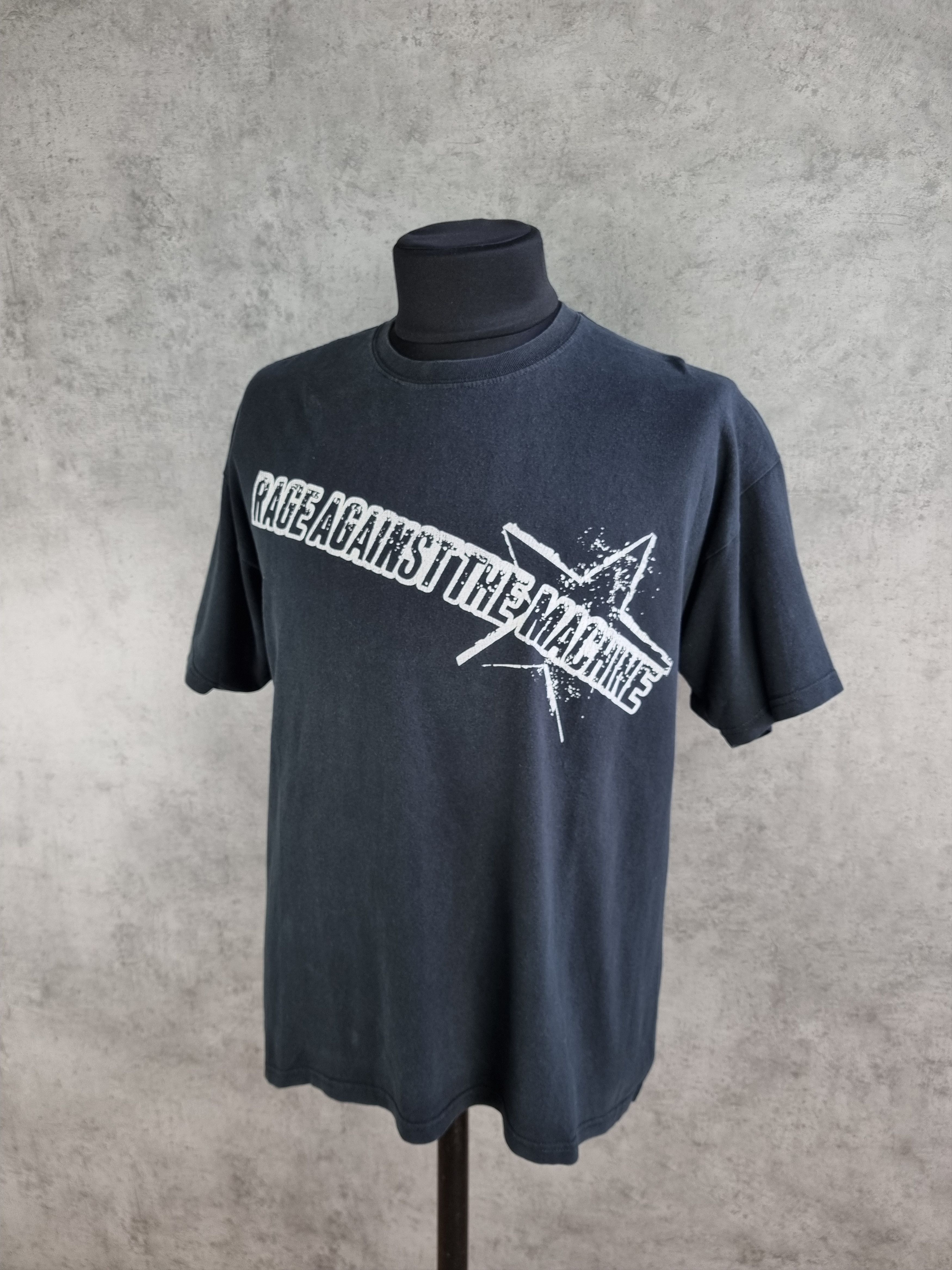 Band Tees × Rage Against The Machine × Vintage Rage Against the Machine Big Logo Vintage Tee Shirt Size US XL / EU 56 / 4 - 2 Thumbnail