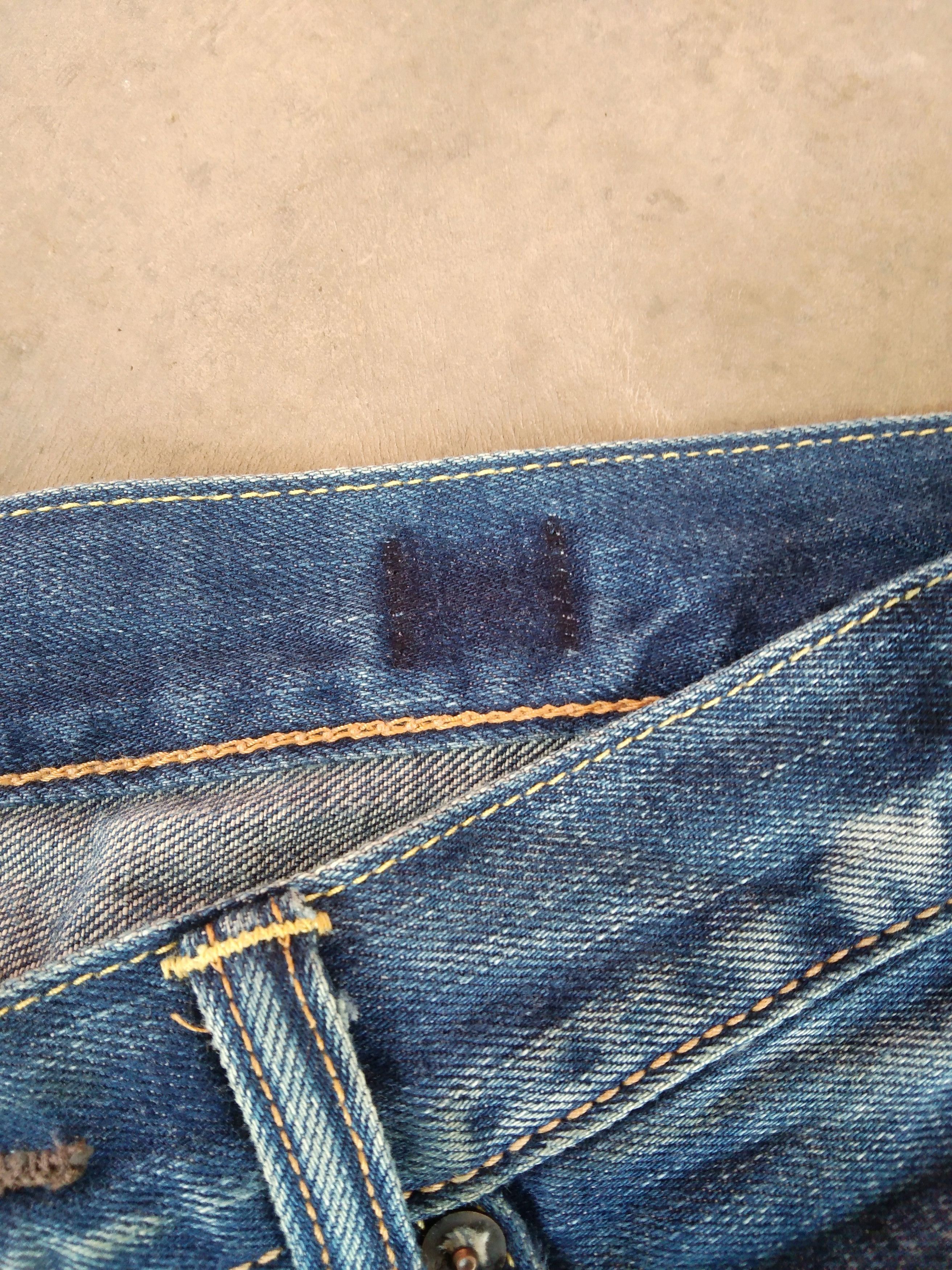 Levi's Vintage Levi's 501 Rusty Wash Distressed Jeans 31x30 Size US 31 - 8 Thumbnail