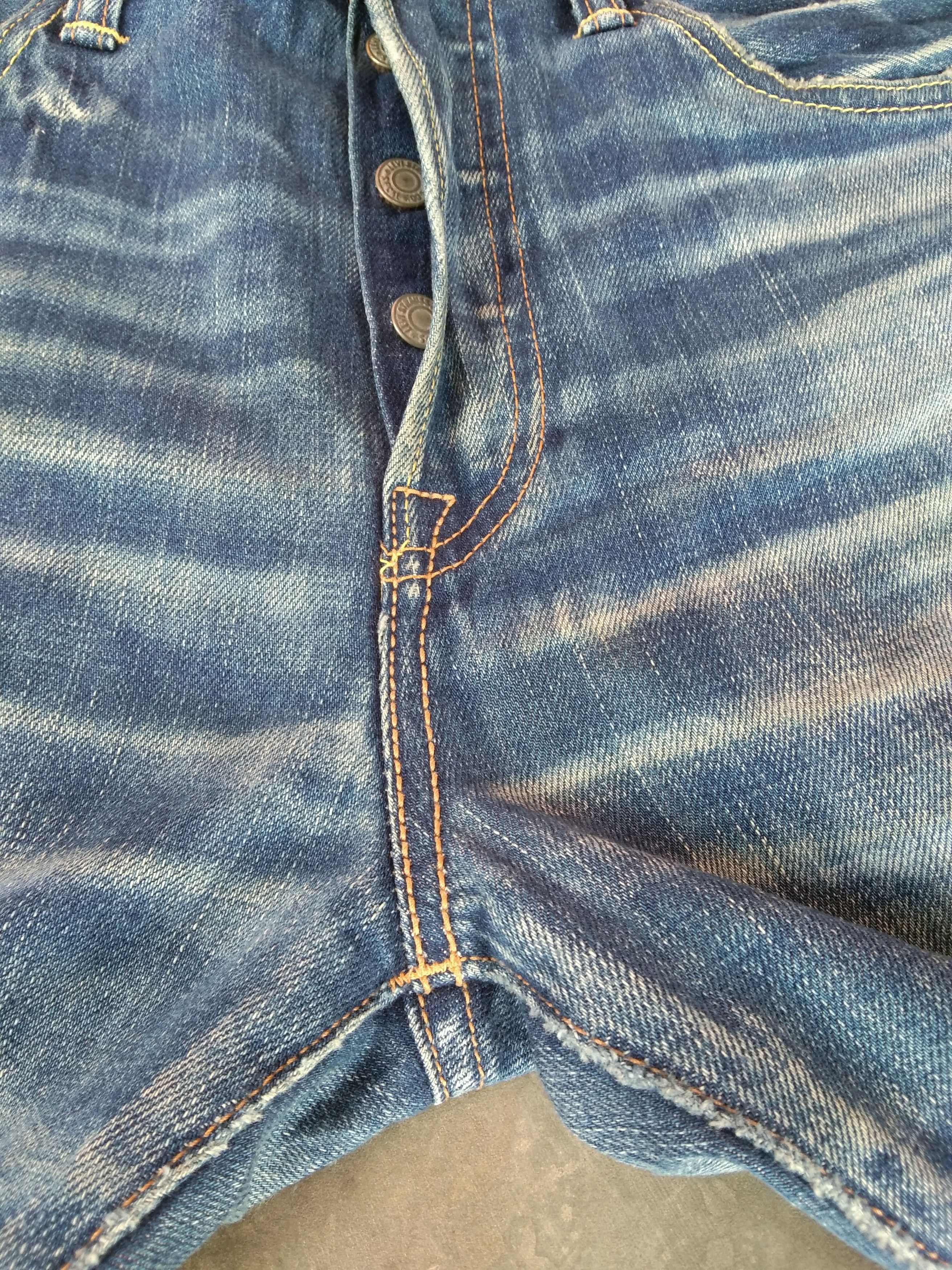 Levi's Vintage Levi's 501 Rusty Wash Distressed Jeans 31x30 Size US 31 - 7 Thumbnail