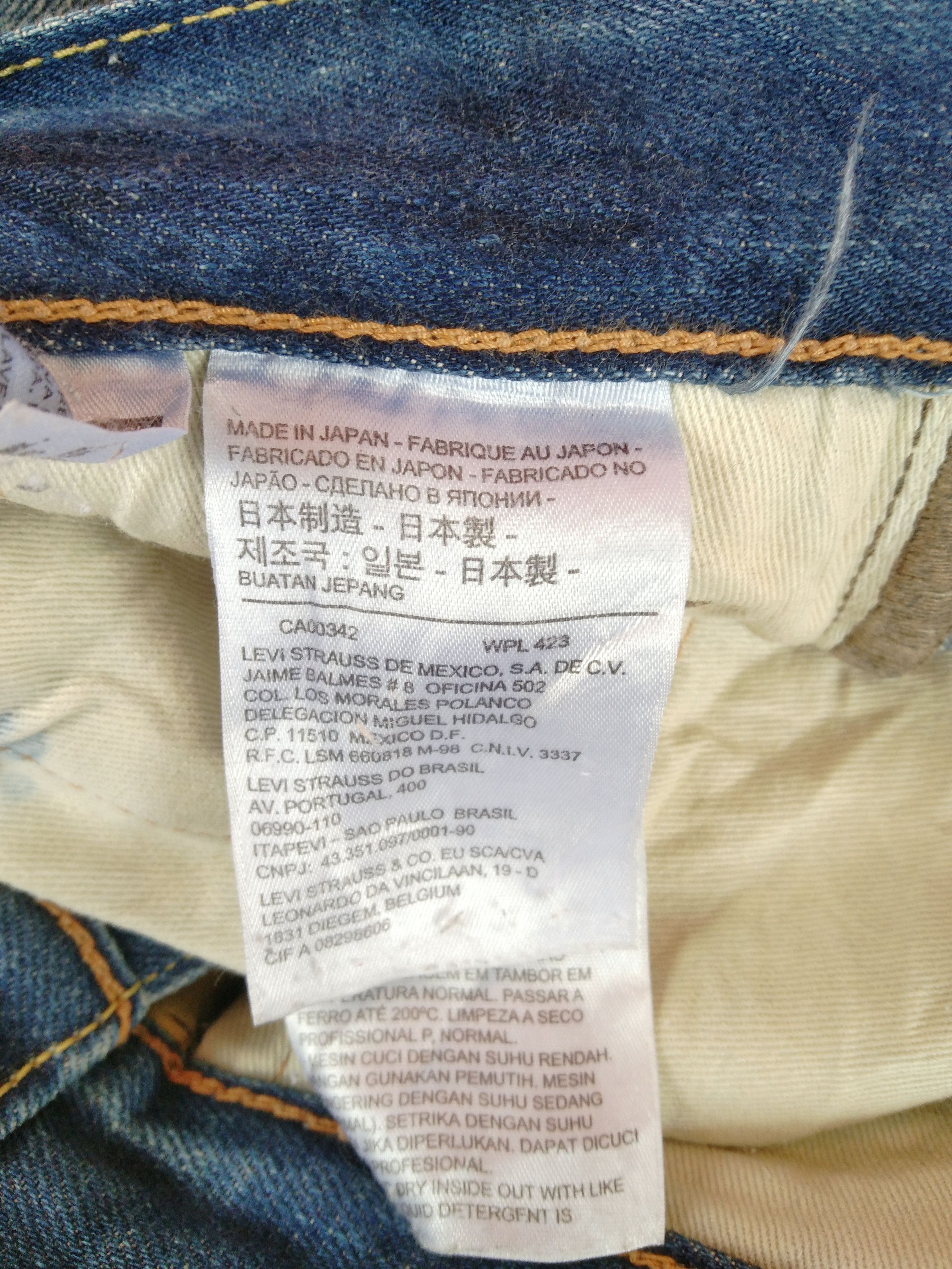 Levi's Vintage Levi's 501 Rusty Wash Distressed Jeans 31x30 Size US 31 - 9 Thumbnail