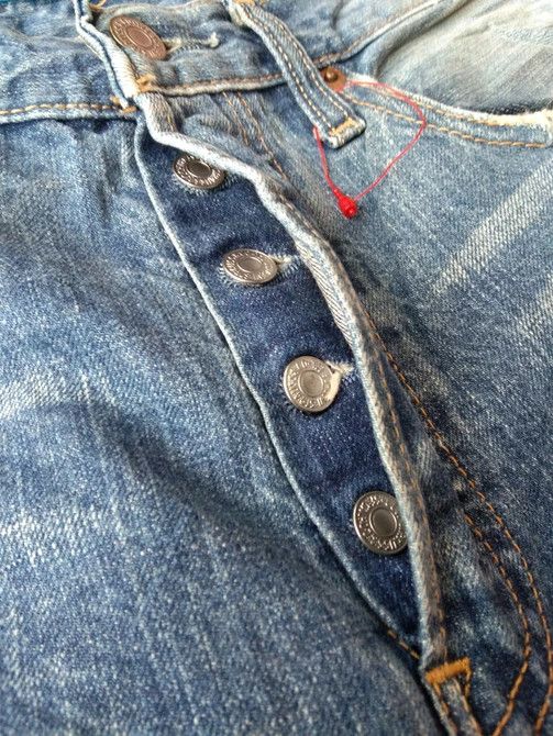 Levi's Vintage Levi's 501 Straight Leg Distressed Jeans 31x30 Size US 31 - 7 Thumbnail