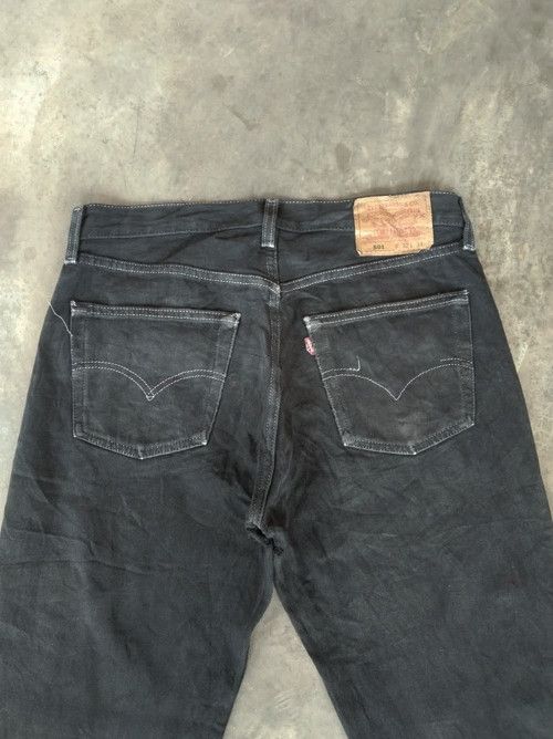 Levi's 90s Vintage Levi's 501 Black Made In USA Jeans 32x30 Size US 32 / EU 48 - 6 Thumbnail