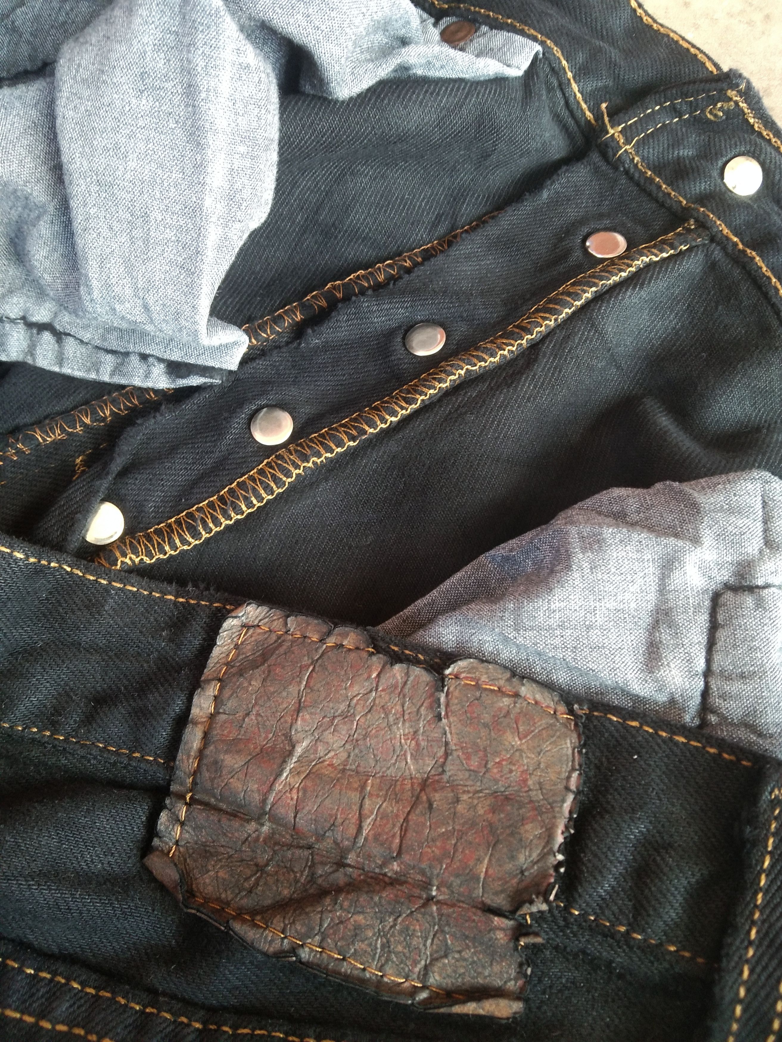 Levi's Vintage Levi's 501 Black Straight Leg Jeans 34x36 Size US 34 / EU 50 - 13 Thumbnail