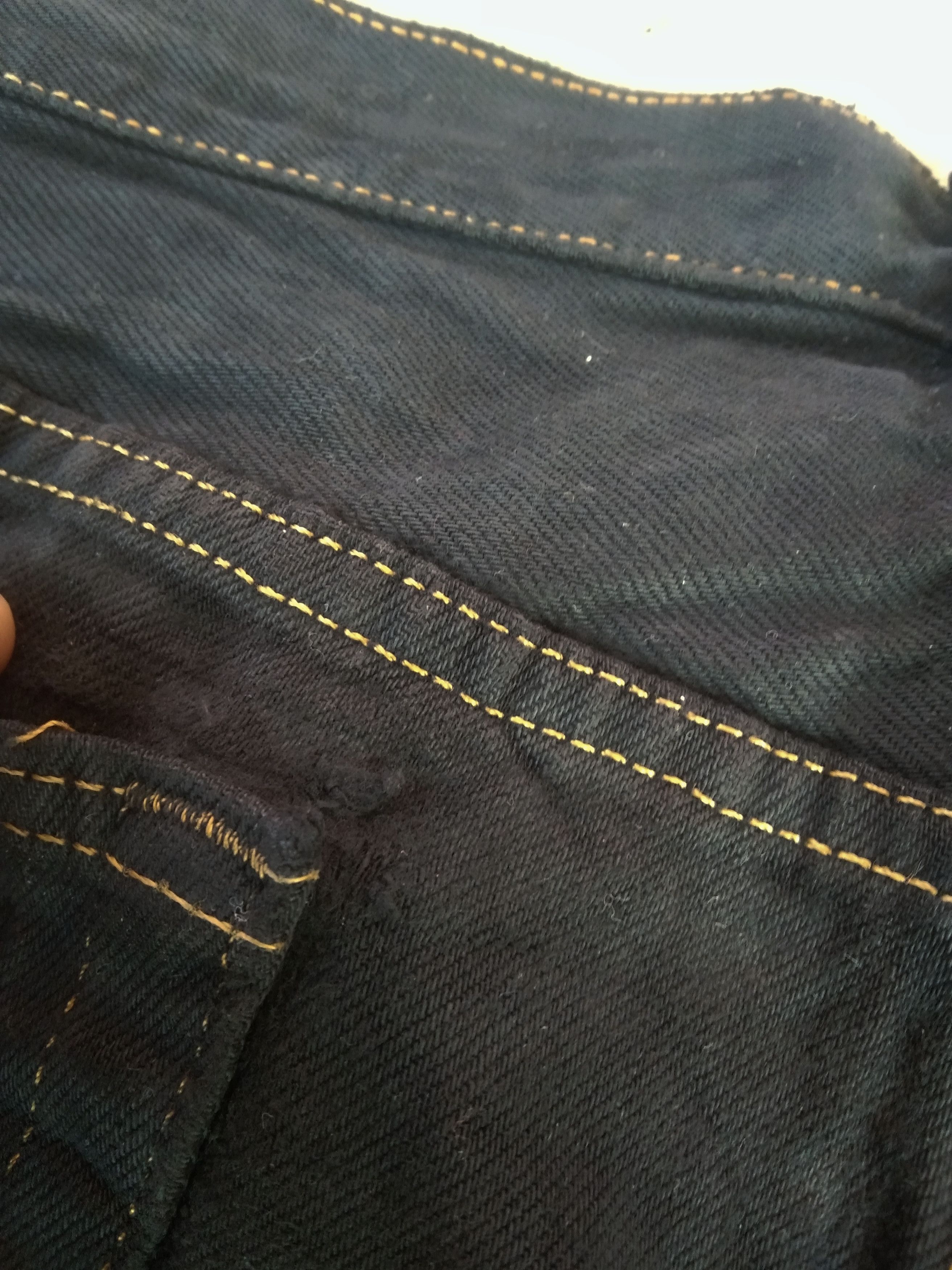 Levi's Vintage Levi's 501 Black Straight Leg Jeans 34x36 Size US 34 / EU 50 - 6 Thumbnail